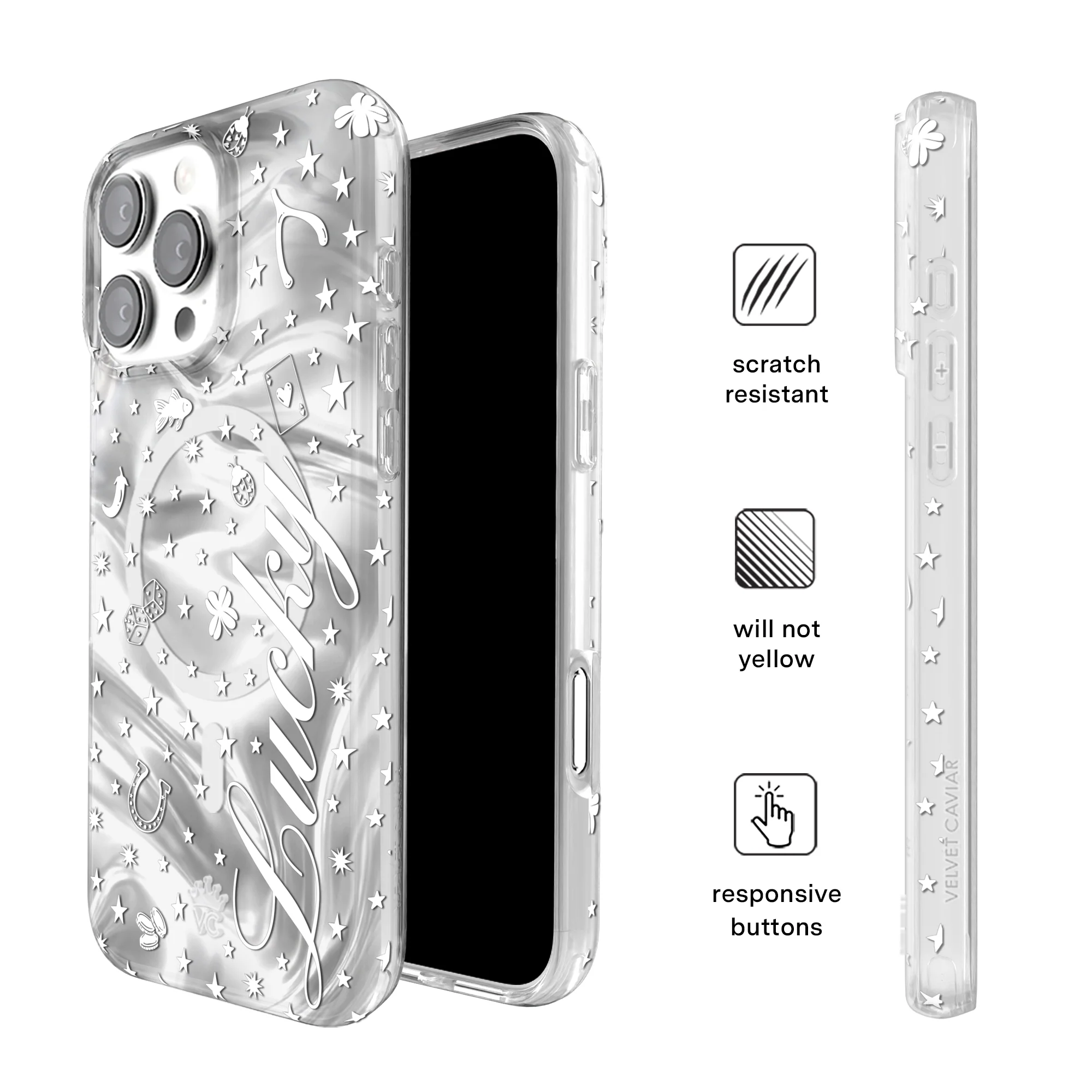 Lucky Girl Holo iPhone Case - Image 60