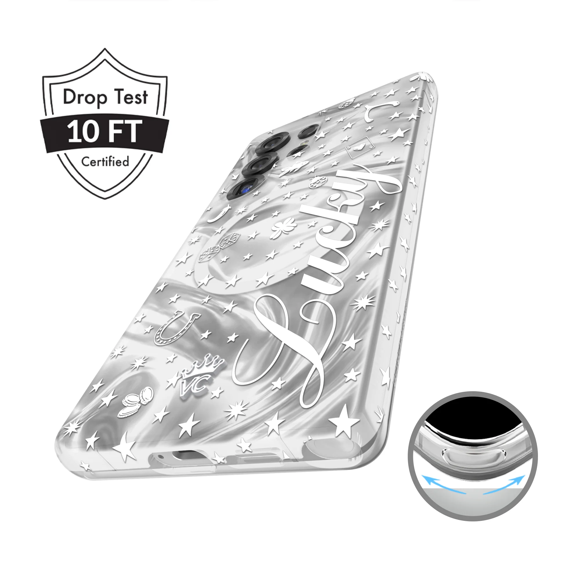 Lucky Girl Holo Samsung Case - Image 2