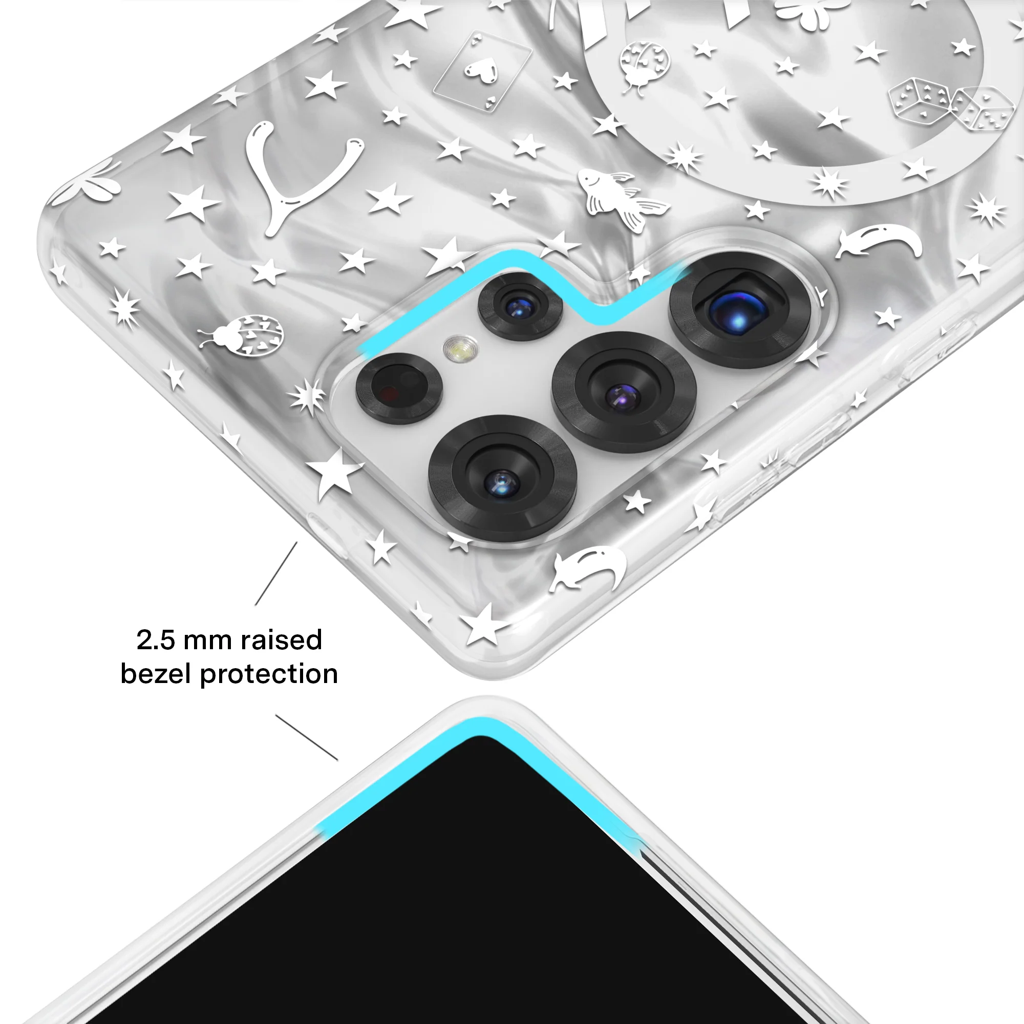 Lucky Girl Holo Samsung Case - Image 3