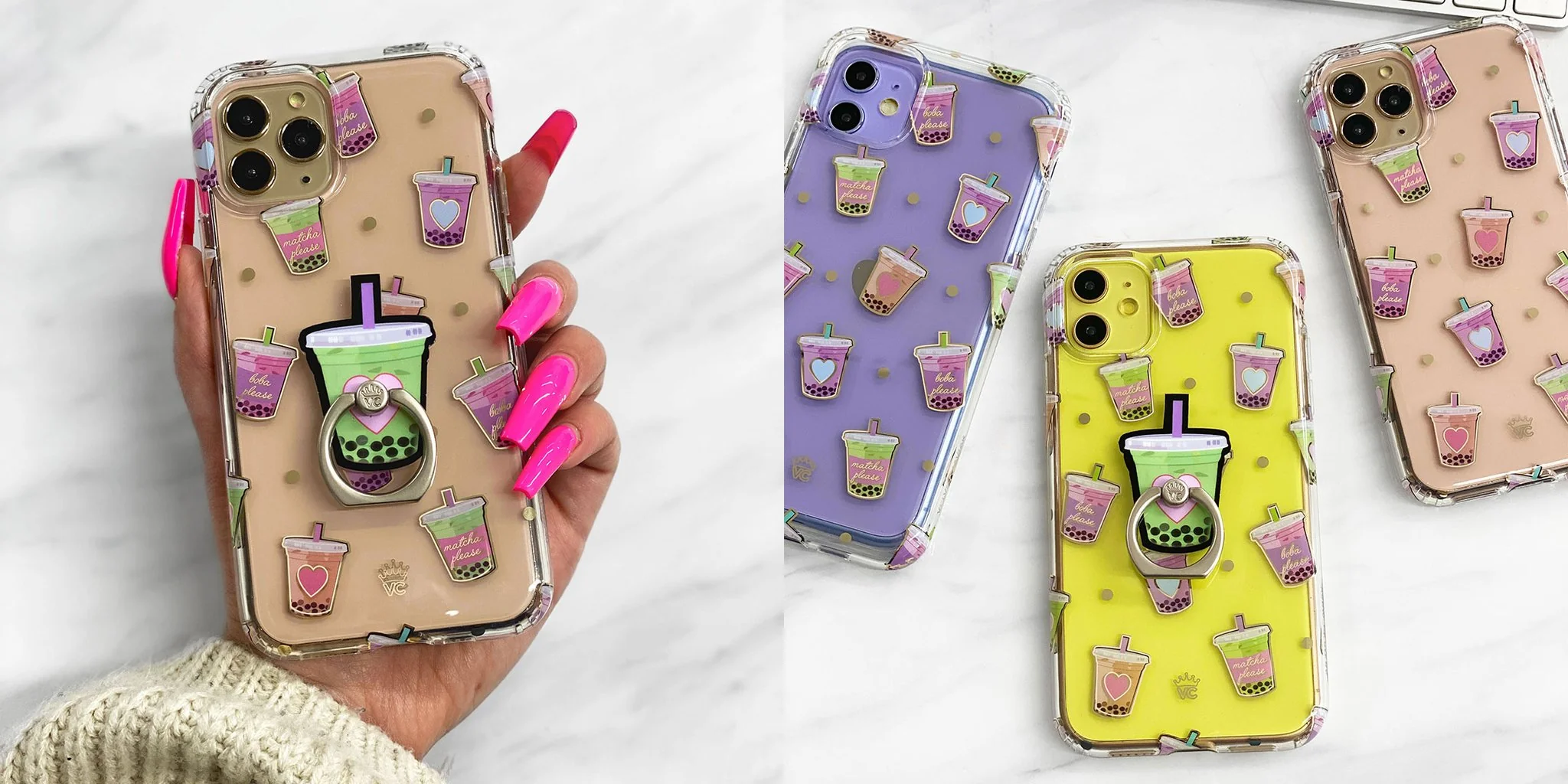 Matcha Clear iPhone Case - Image 93