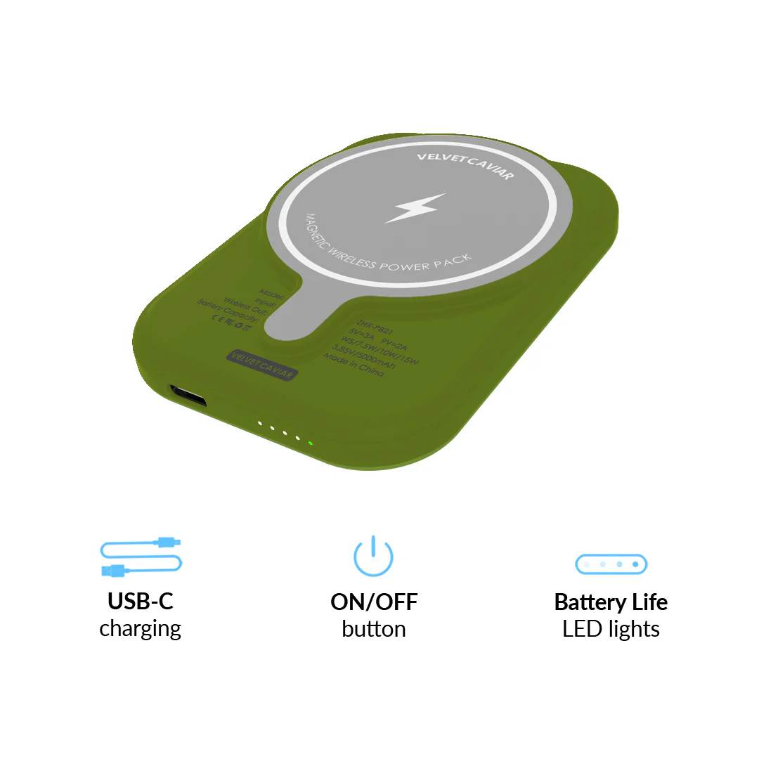 Matcha Green MagSafe Battery Power Pack - Image 5