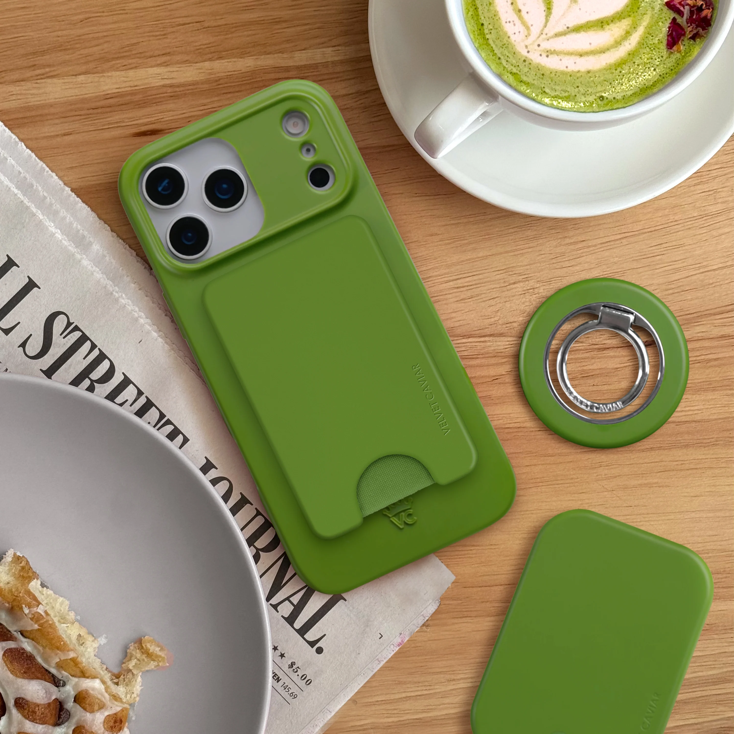 Matcha Green MagSafe Wallet - Image 7