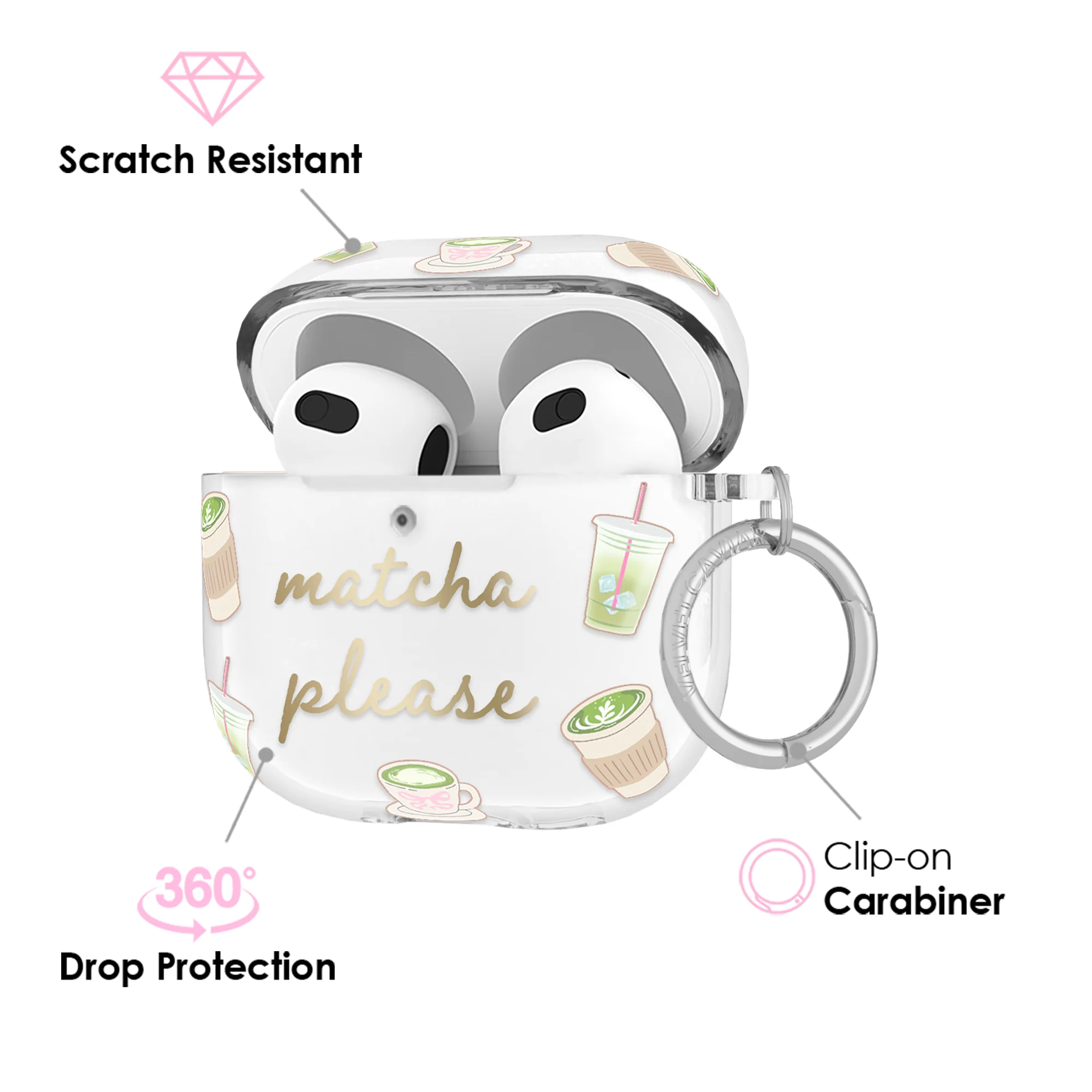 Matcha Please AirPod Case - Image 13