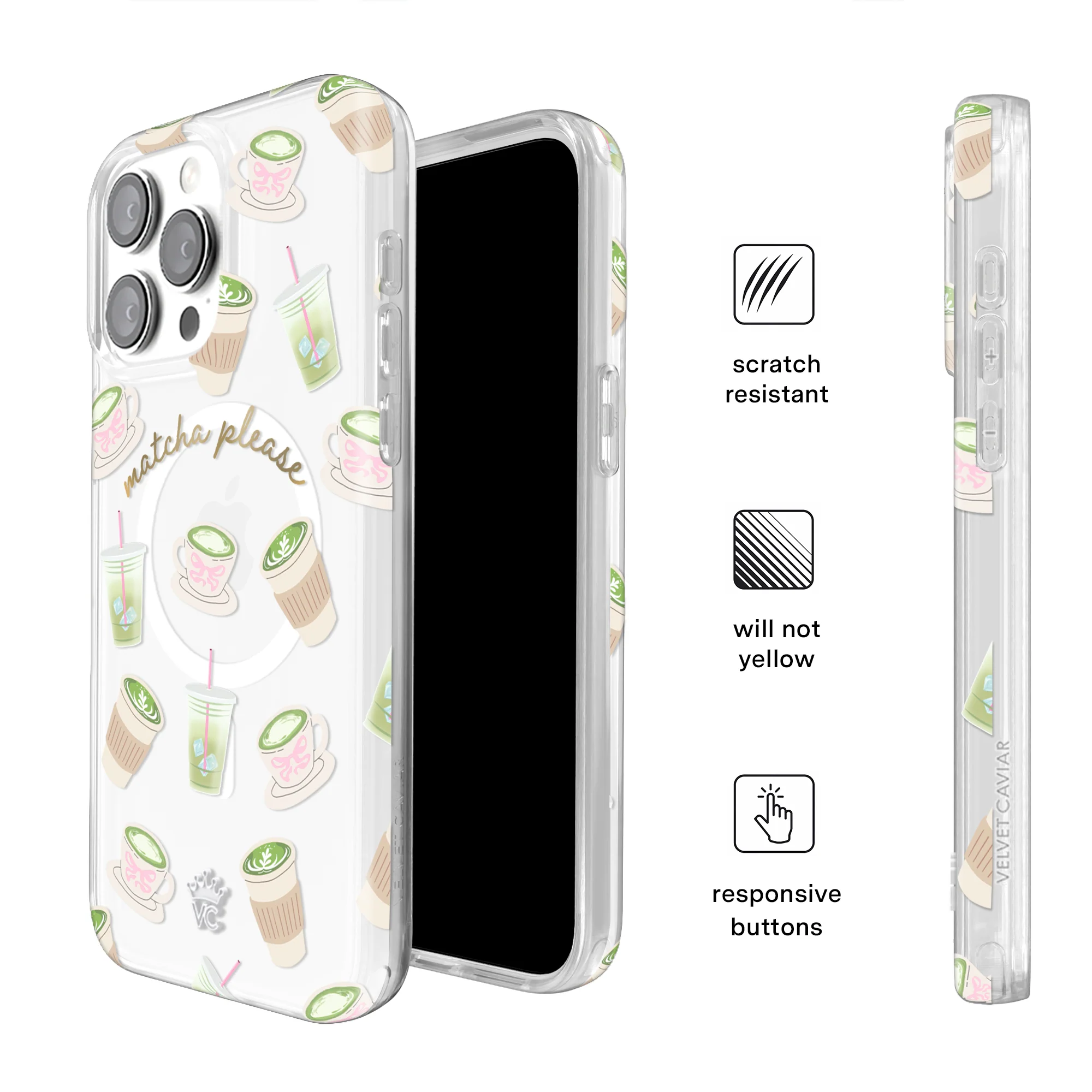 Matcha Please iPhone Case - Image 35