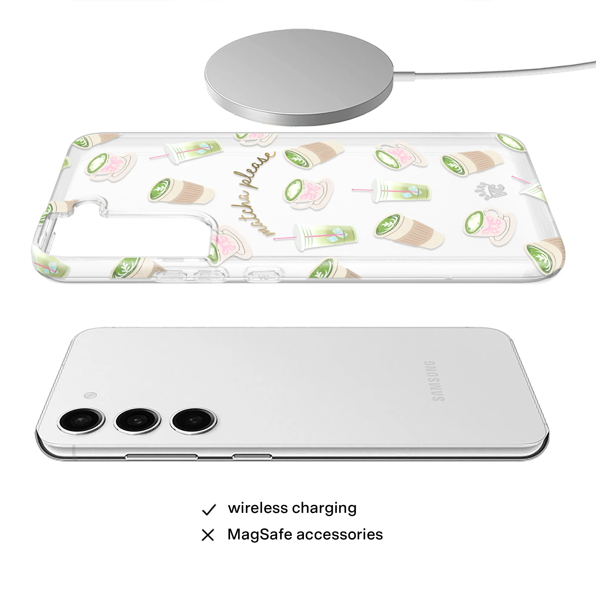 Matcha Please Samsung Case - Image 4