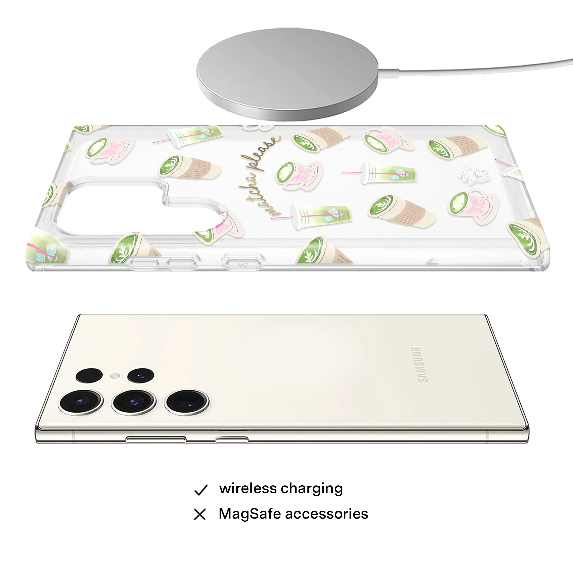 Matcha Please Samsung Case - Image 44