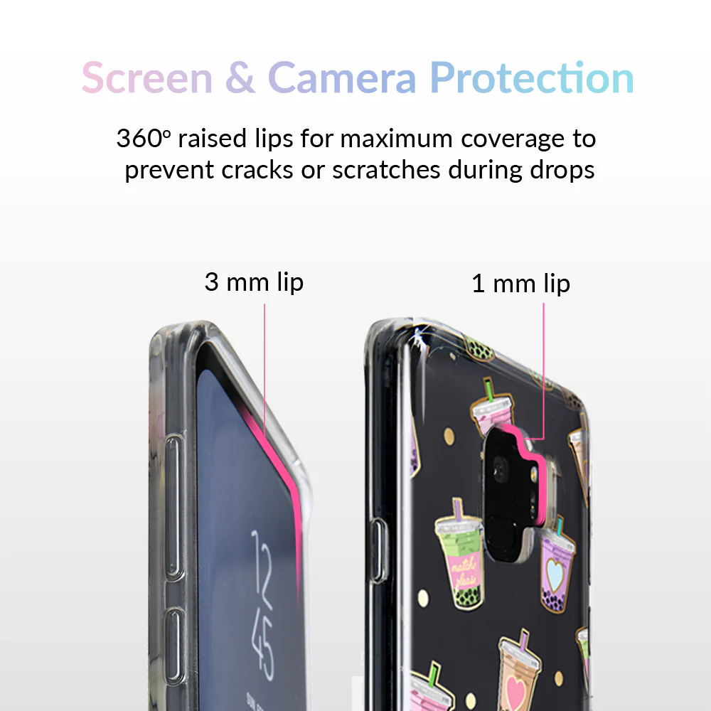 Matcha Samsung Galaxy Case Clear - Image 3