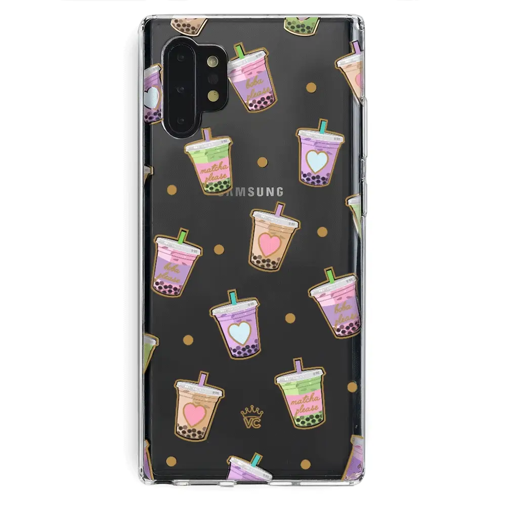 Matcha Samsung Galaxy Case Clear - Image 31