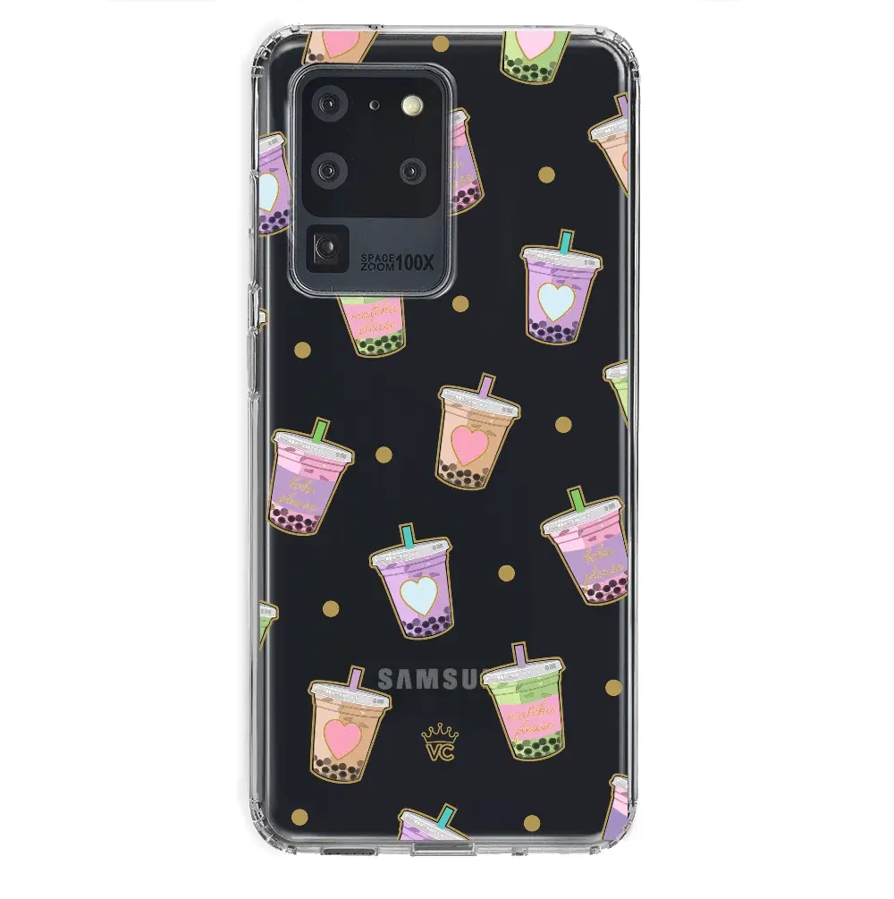 Matcha Samsung Galaxy Case Clear - Image 49