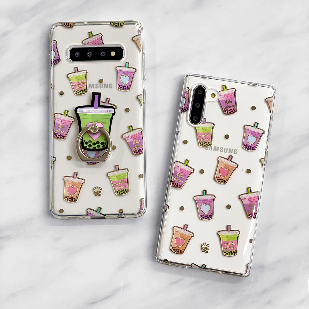 Matcha Samsung Galaxy Case Clear - Image 8