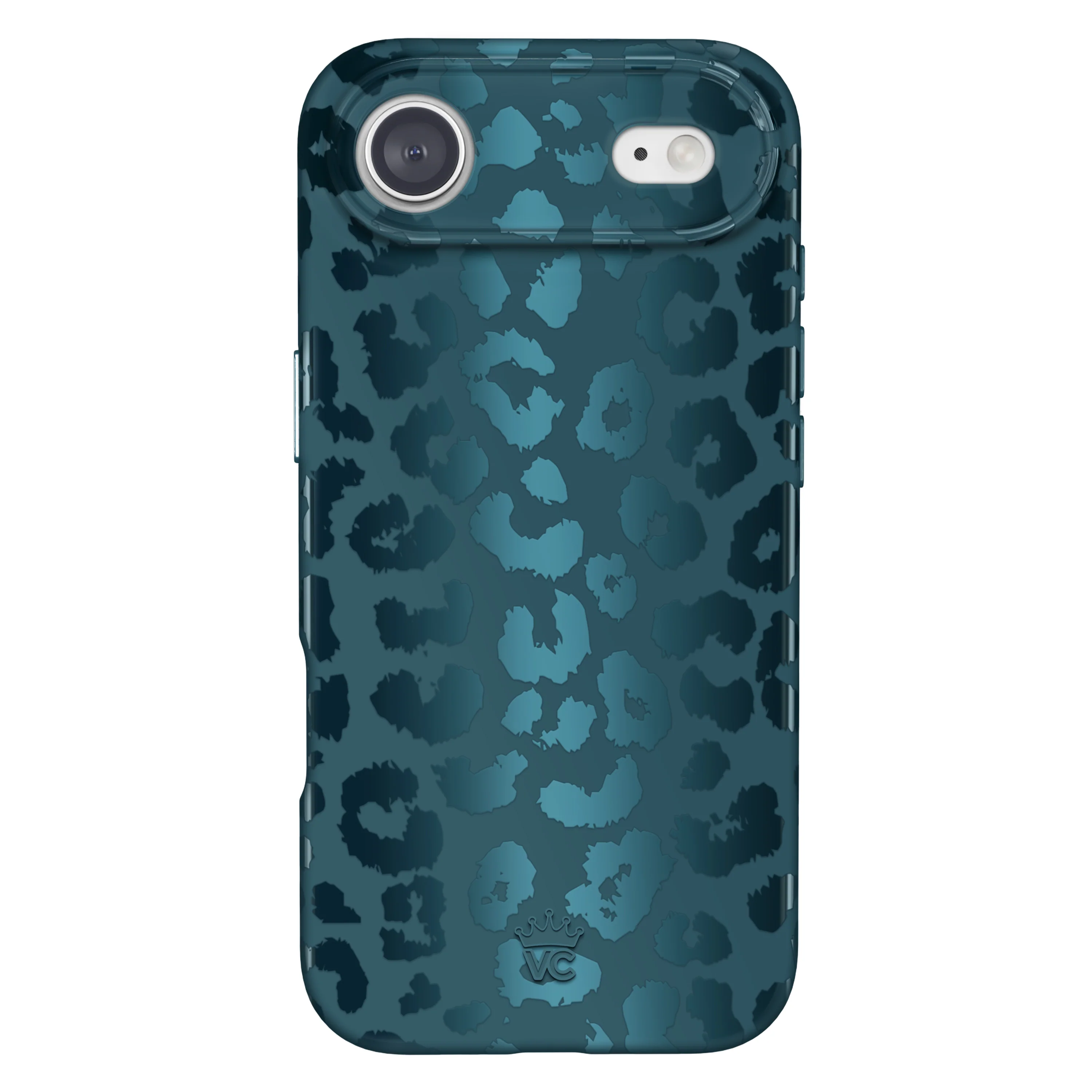 Metallic Navy Leopard iPhone Case - Image 101