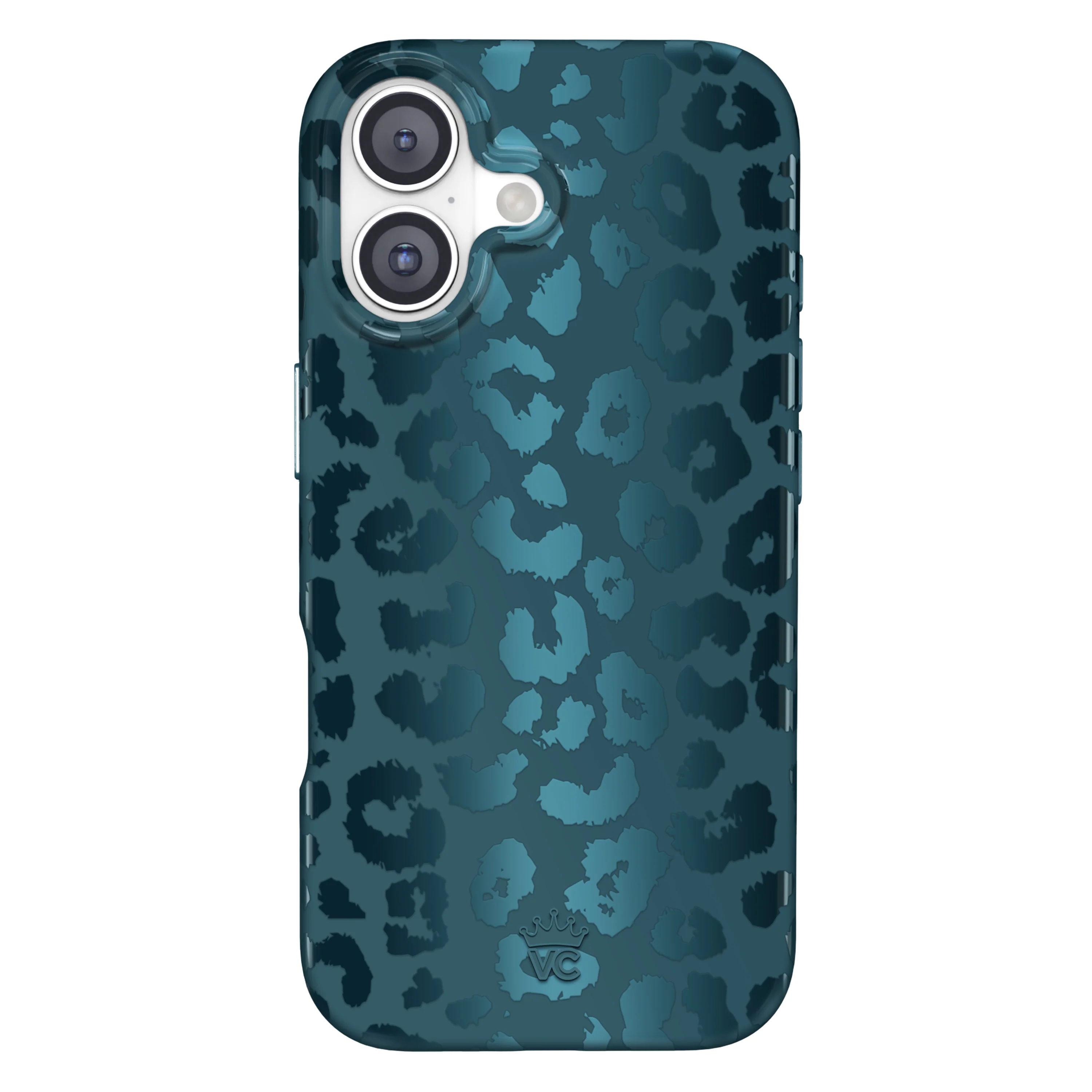 Metallic Navy Leopard iPhone Case - Image 116
