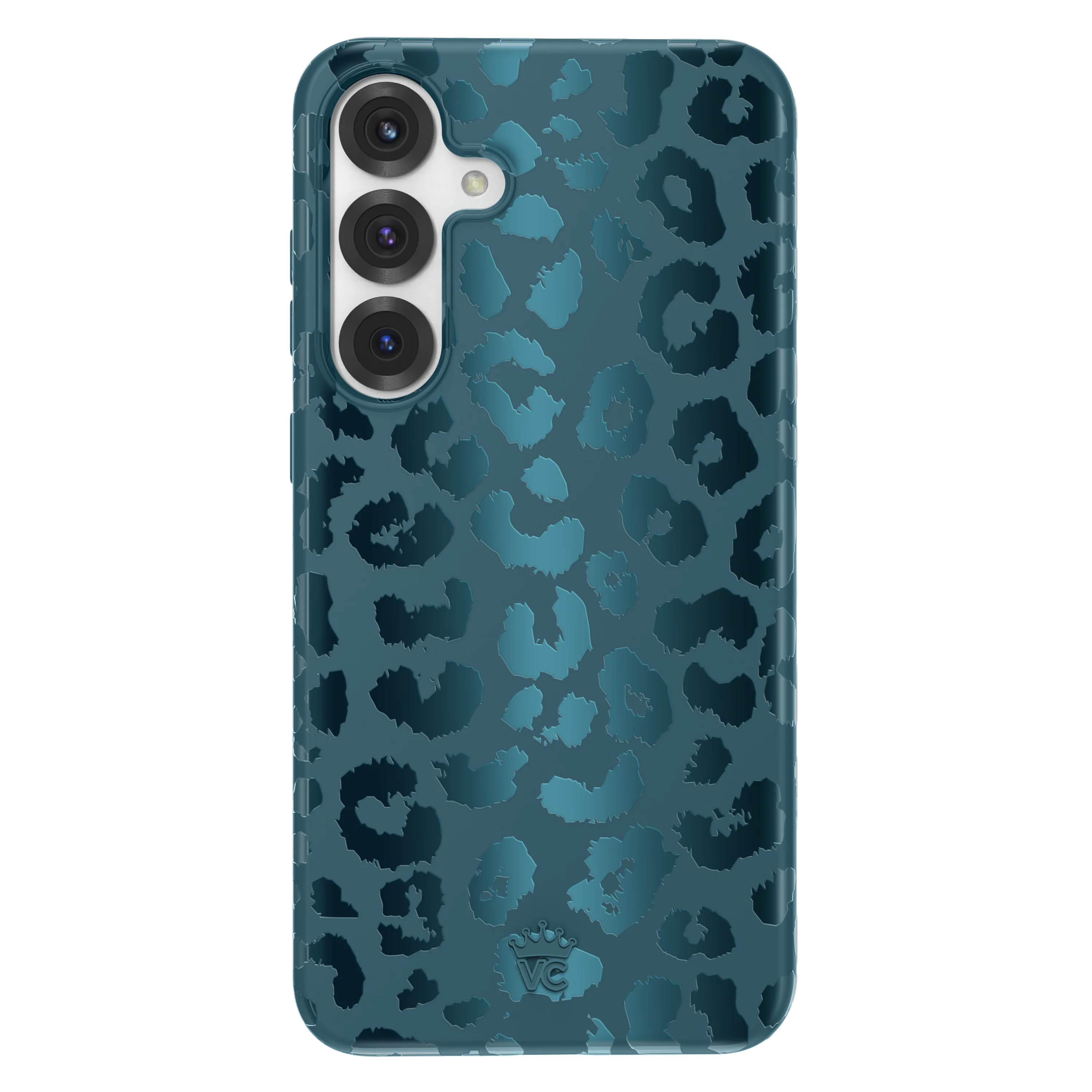 Metallic Navy Leopard Samsung Case - Image 43