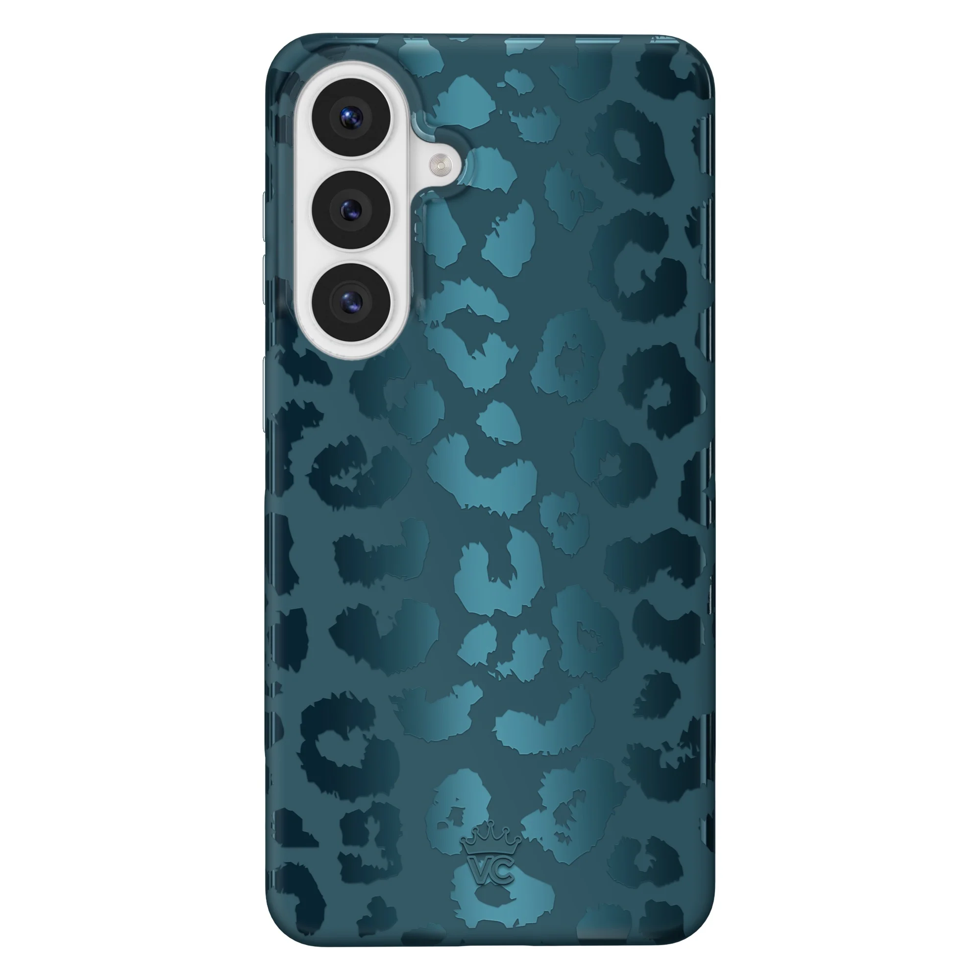 Metallic Navy Leopard Samsung Case - Image 55