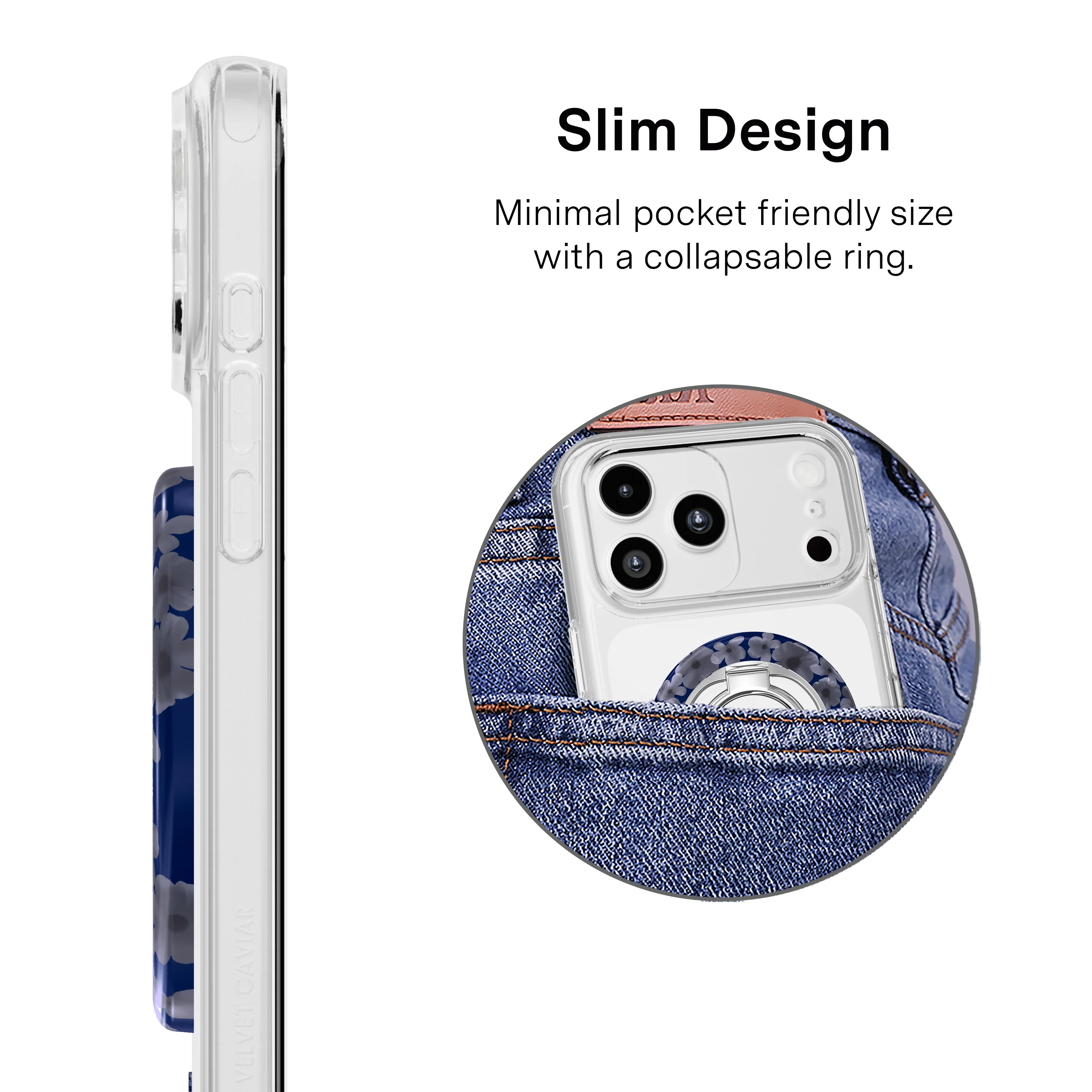 Midnight Blossom MagSafe Grip Ring - Image 4