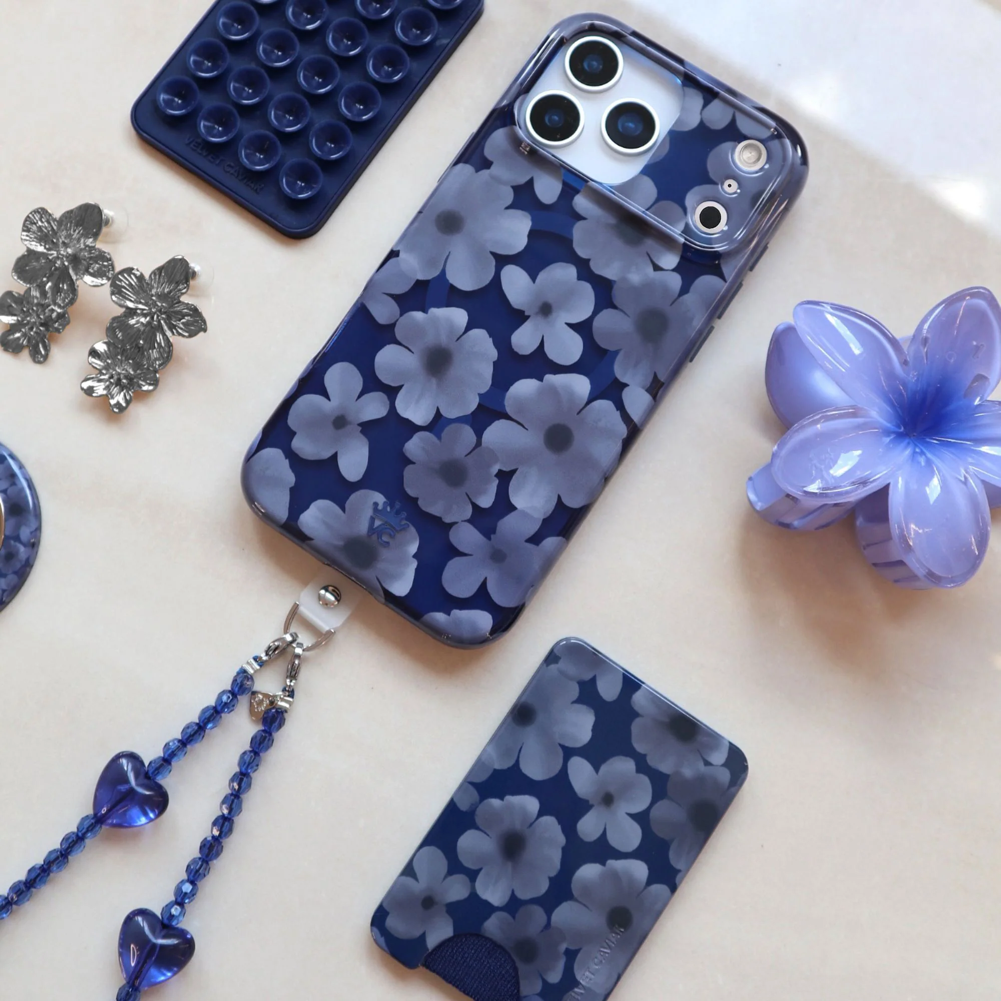 Midnight Blossom MagSafe Wallet - Image 7