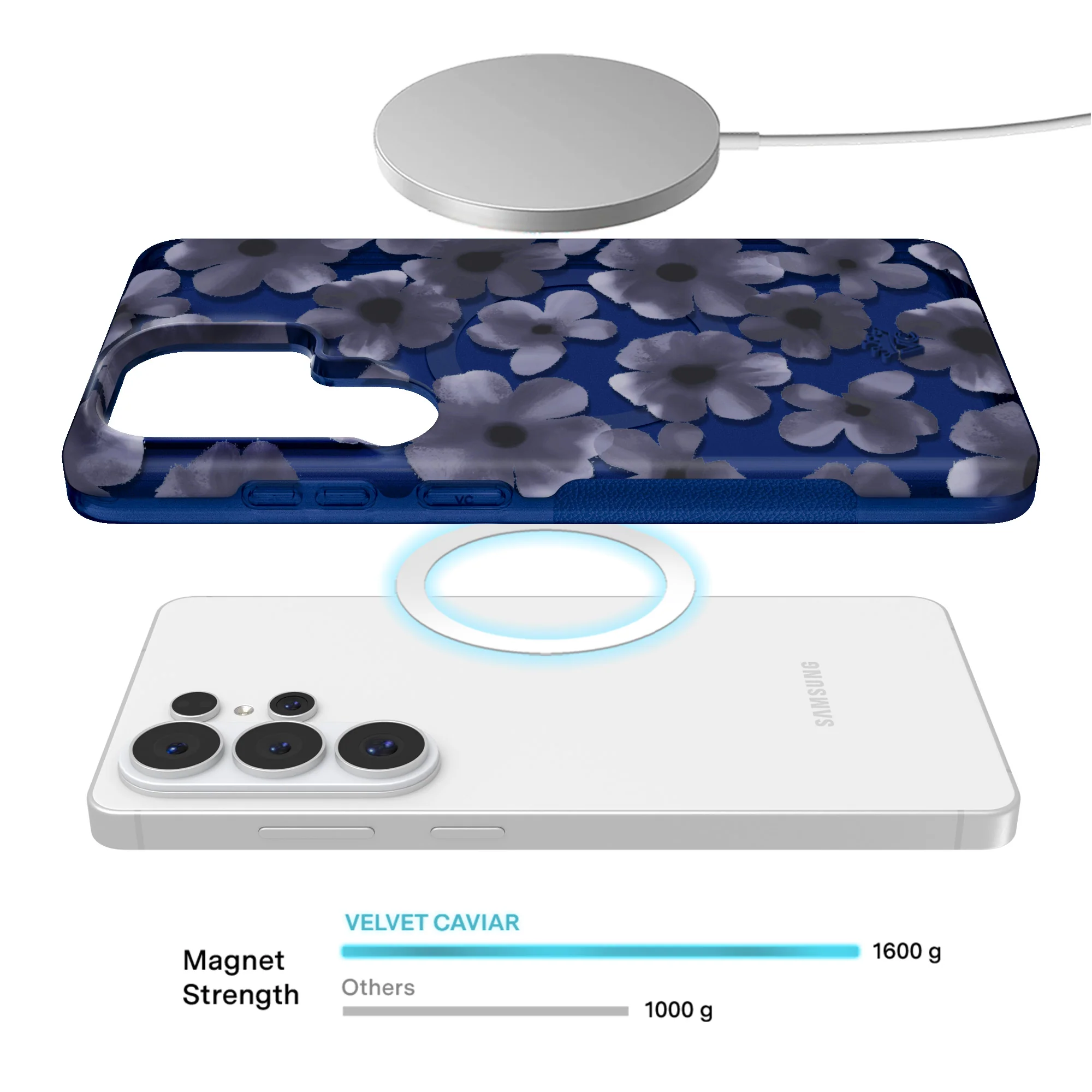 Midnight Blossom Samsung Case - Image 69