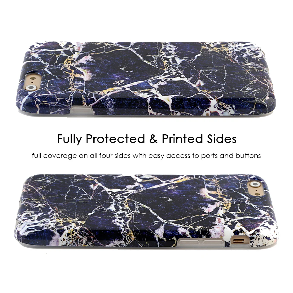 Midnight Gold Marble iPhone Case - Image 35