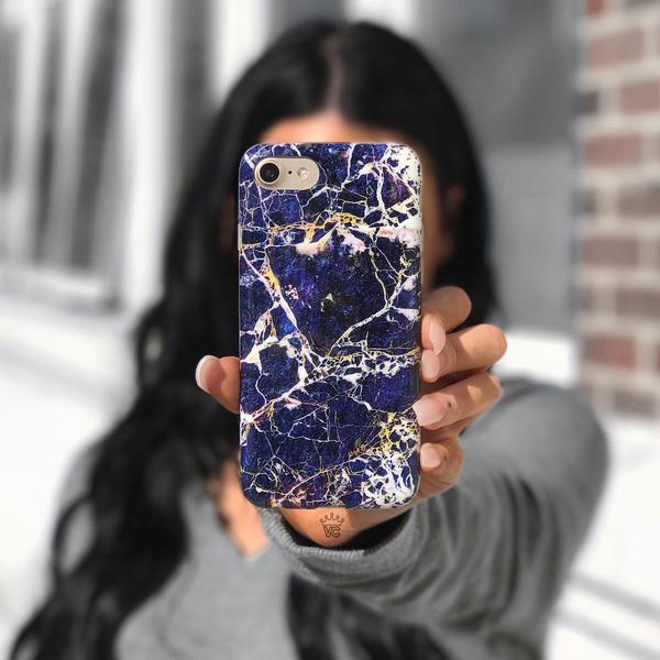 Midnight Gold Marble iPhone Case - Image 8