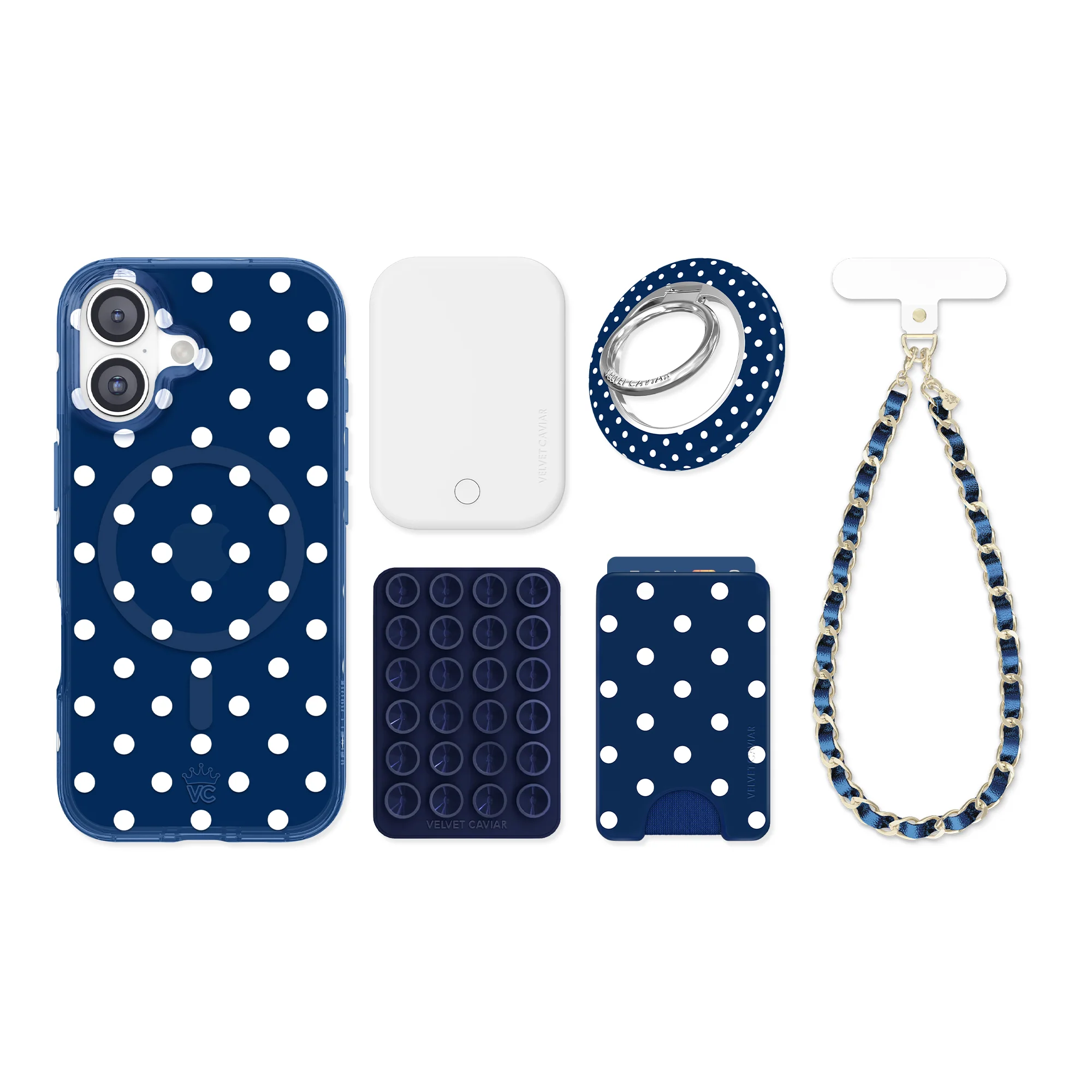 Midnight Polka Dot iPhone Bundle Set - Image 106