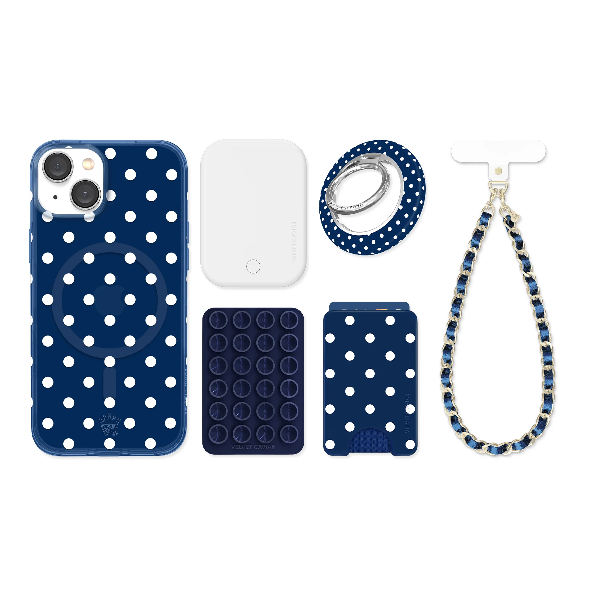 Midnight Polka Dot iPhone Bundle Set - Image 22
