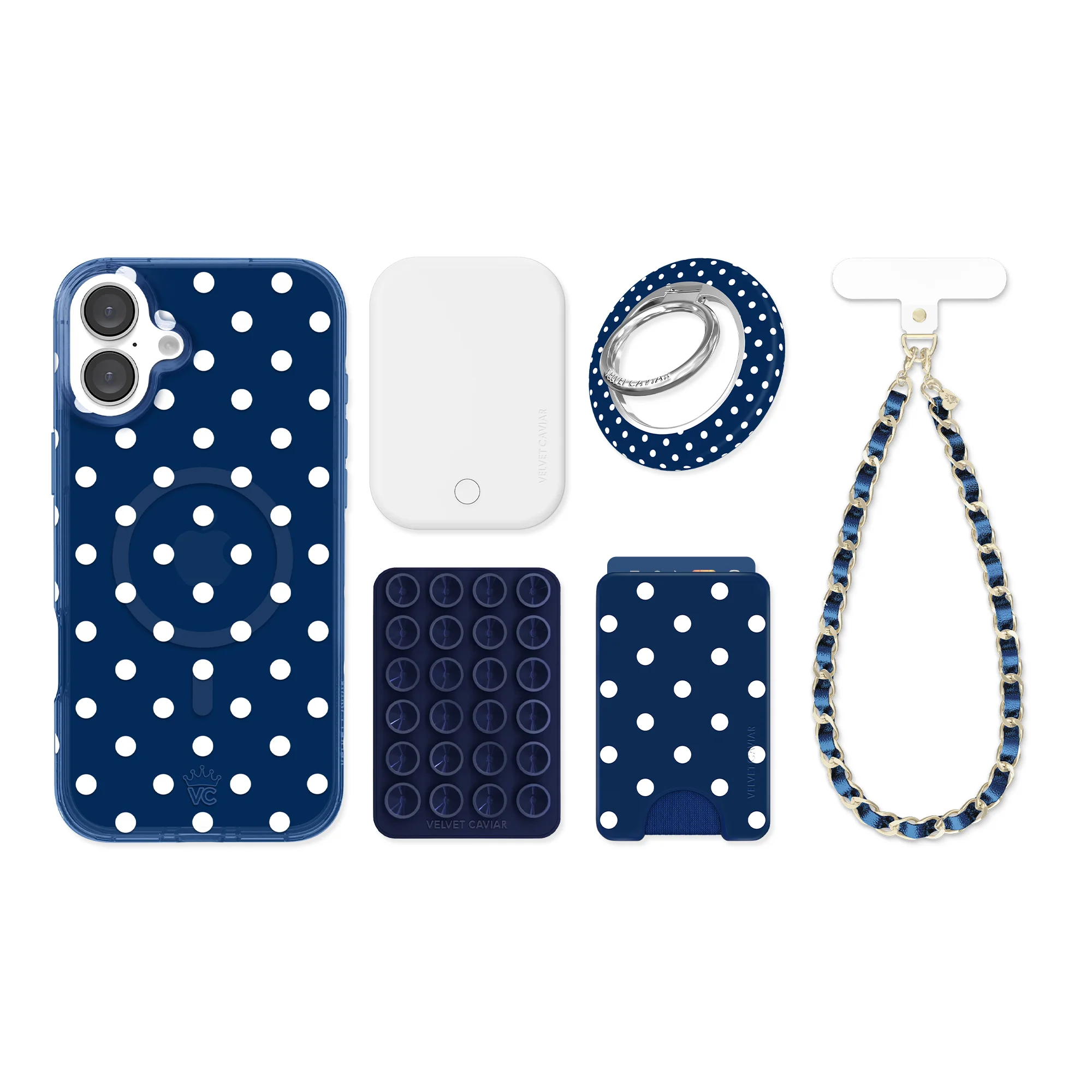 Midnight Polka Dot iPhone Bundle Set - Image 57