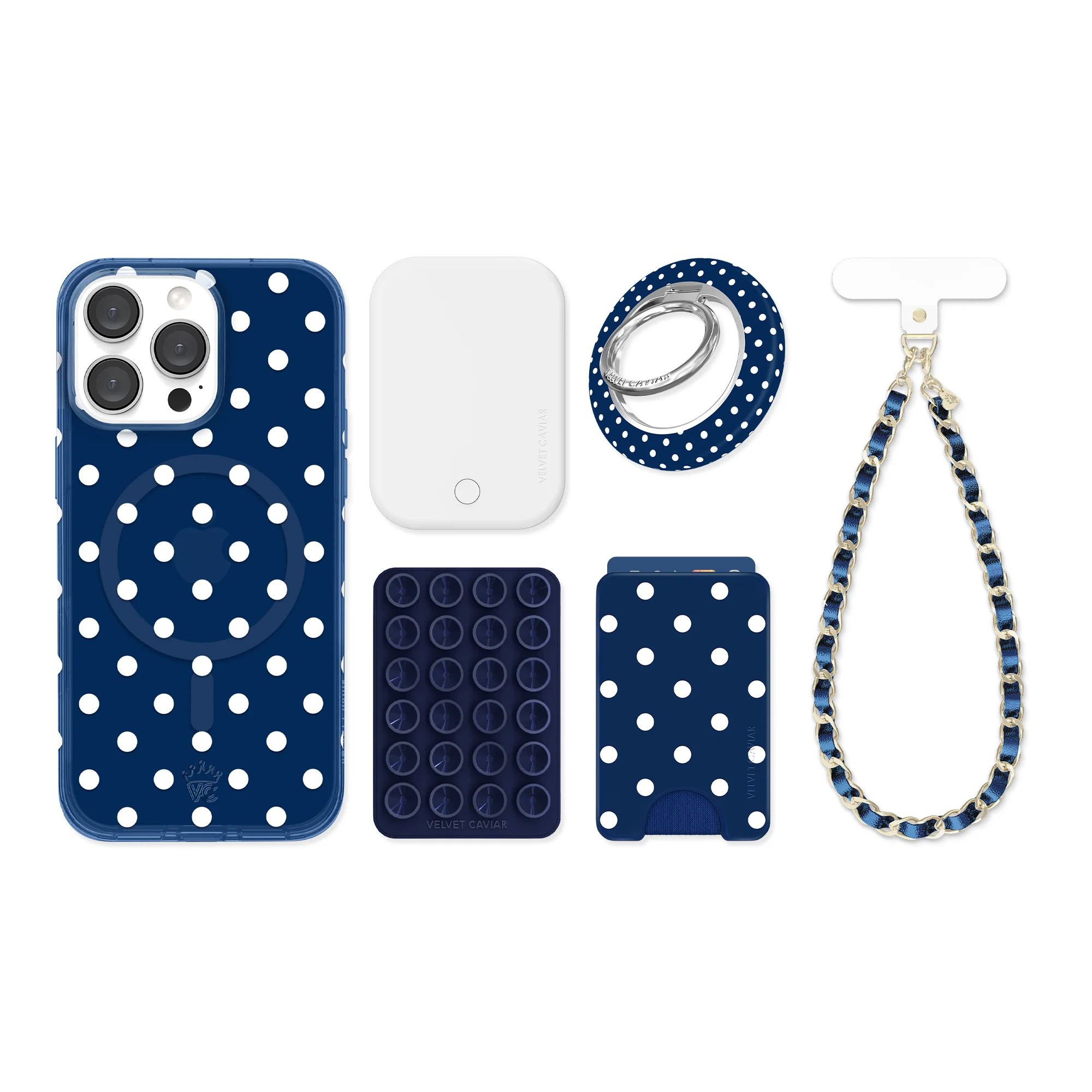 Midnight Polka Dot iPhone Bundle Set - Image 8