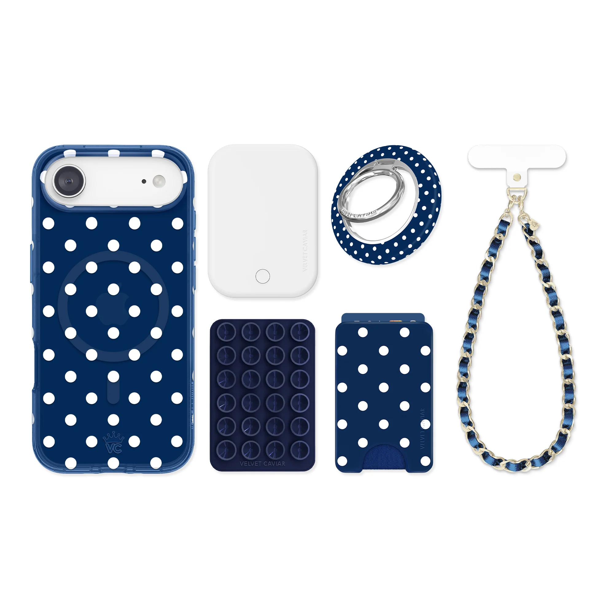 Midnight Polka Dot iPhone Bundle Set - Image 85