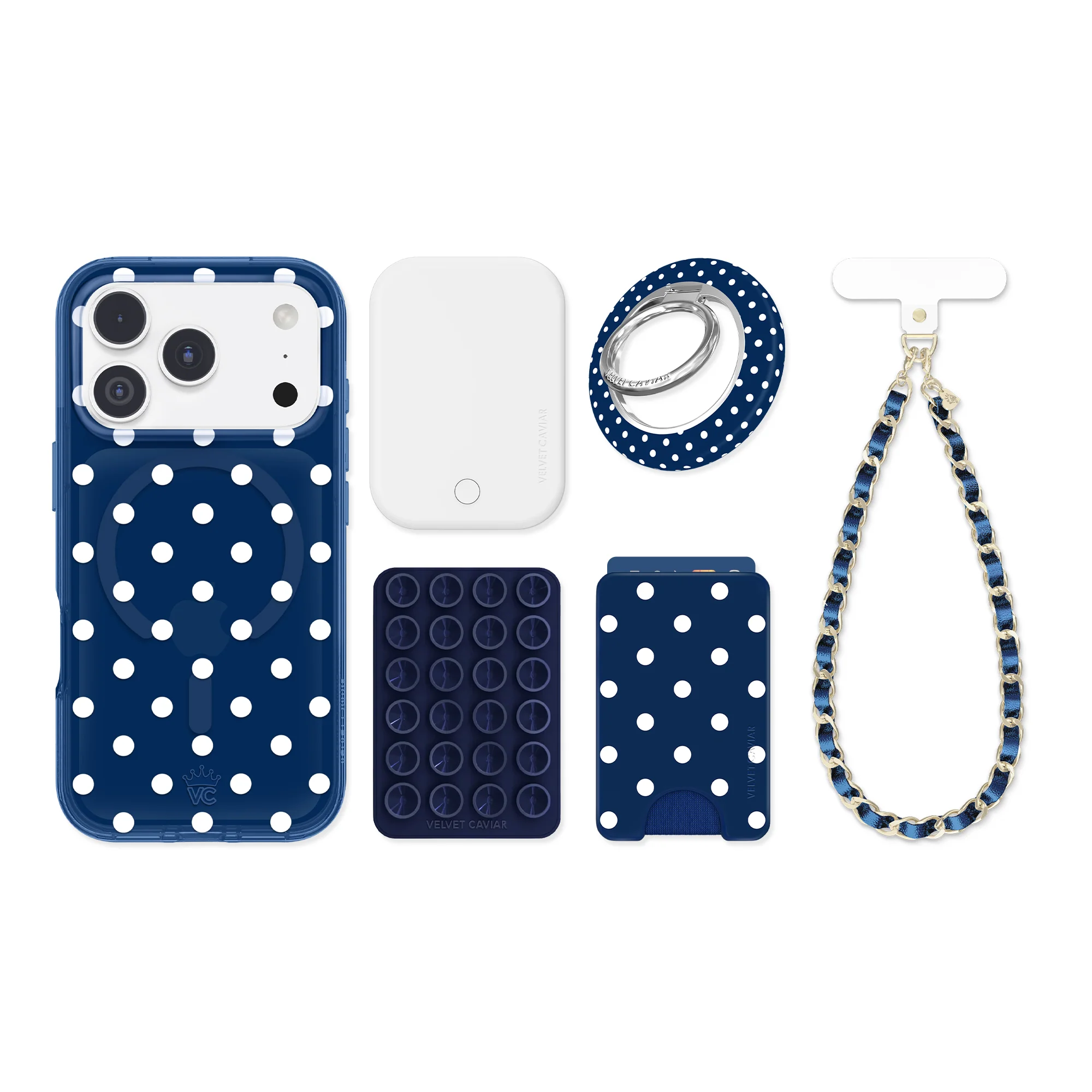 Midnight Polka Dot iPhone Bundle Set - Image 99