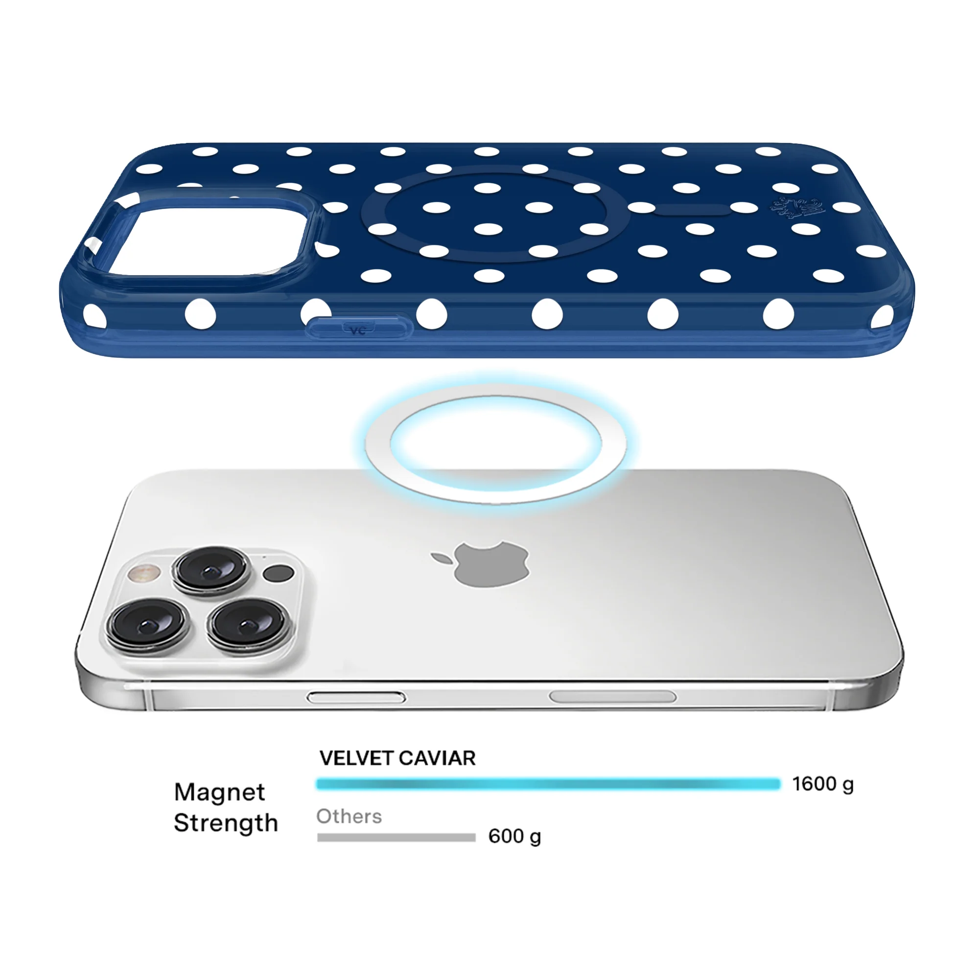 Midnight Polka Dot iPhone Case - Image 14