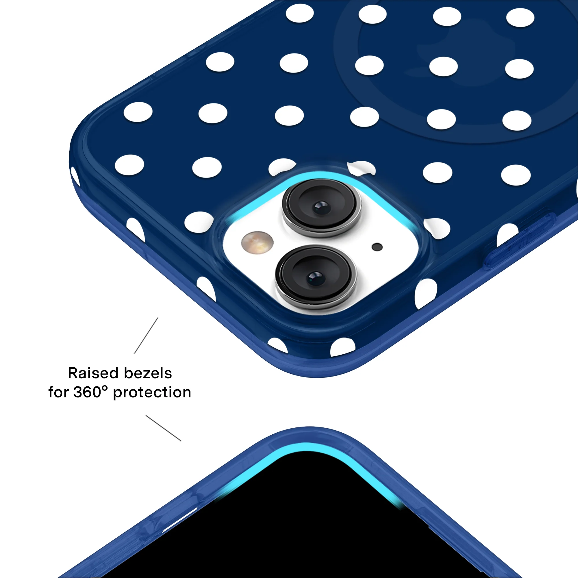 Midnight Polka Dot iPhone Case - Image 38
