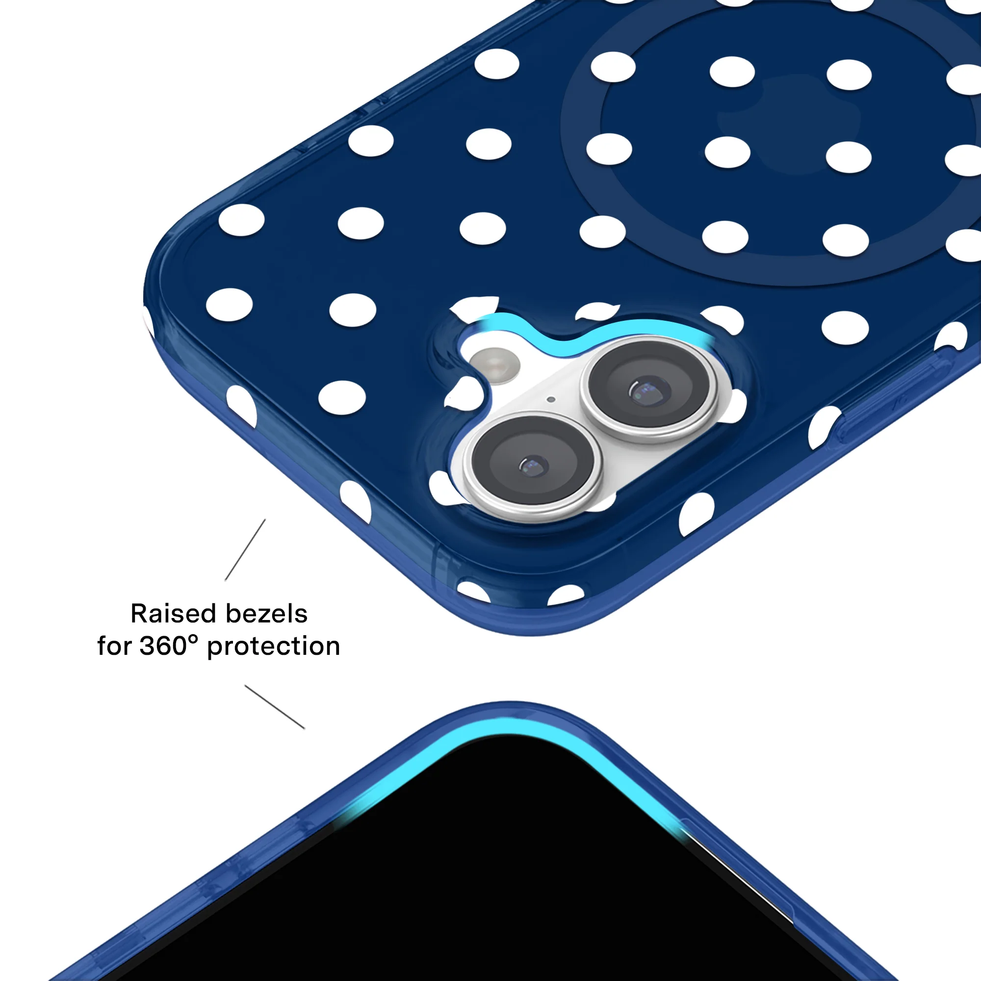 Midnight Polka Dot iPhone Case - Image 43