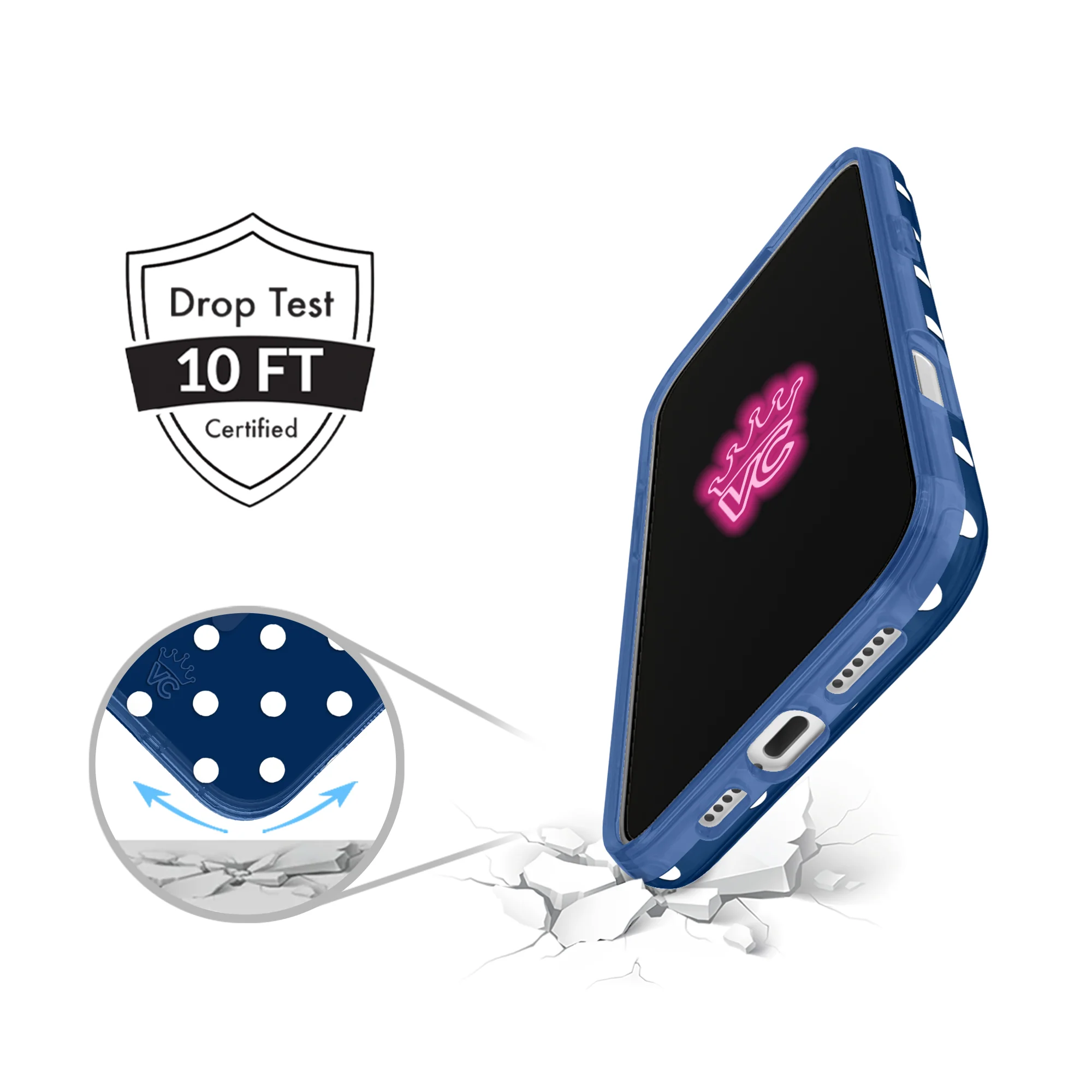 Midnight Polka Dot iPhone Case - Image 47
