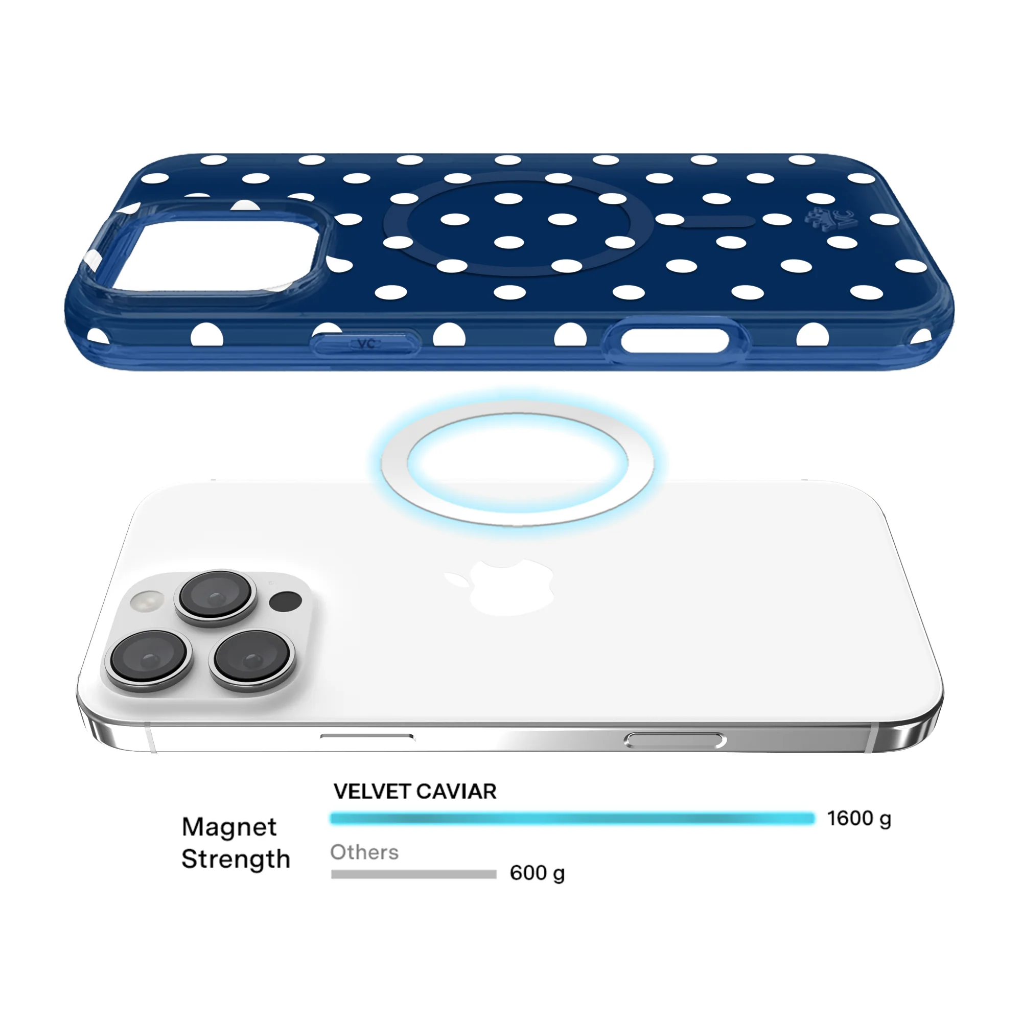 Midnight Polka Dot iPhone Case - Image 49