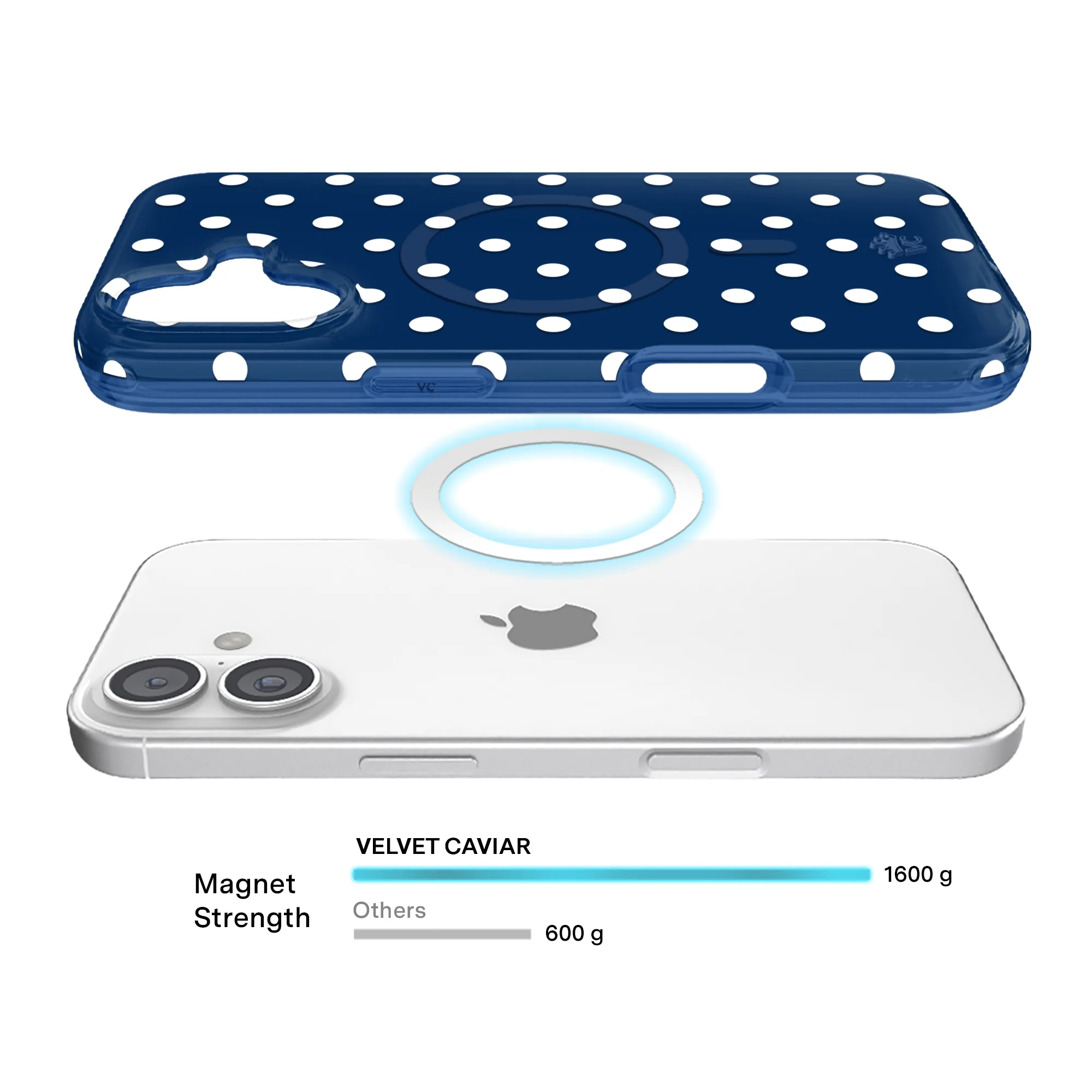 Midnight Polka Dot iPhone Case - Image 59