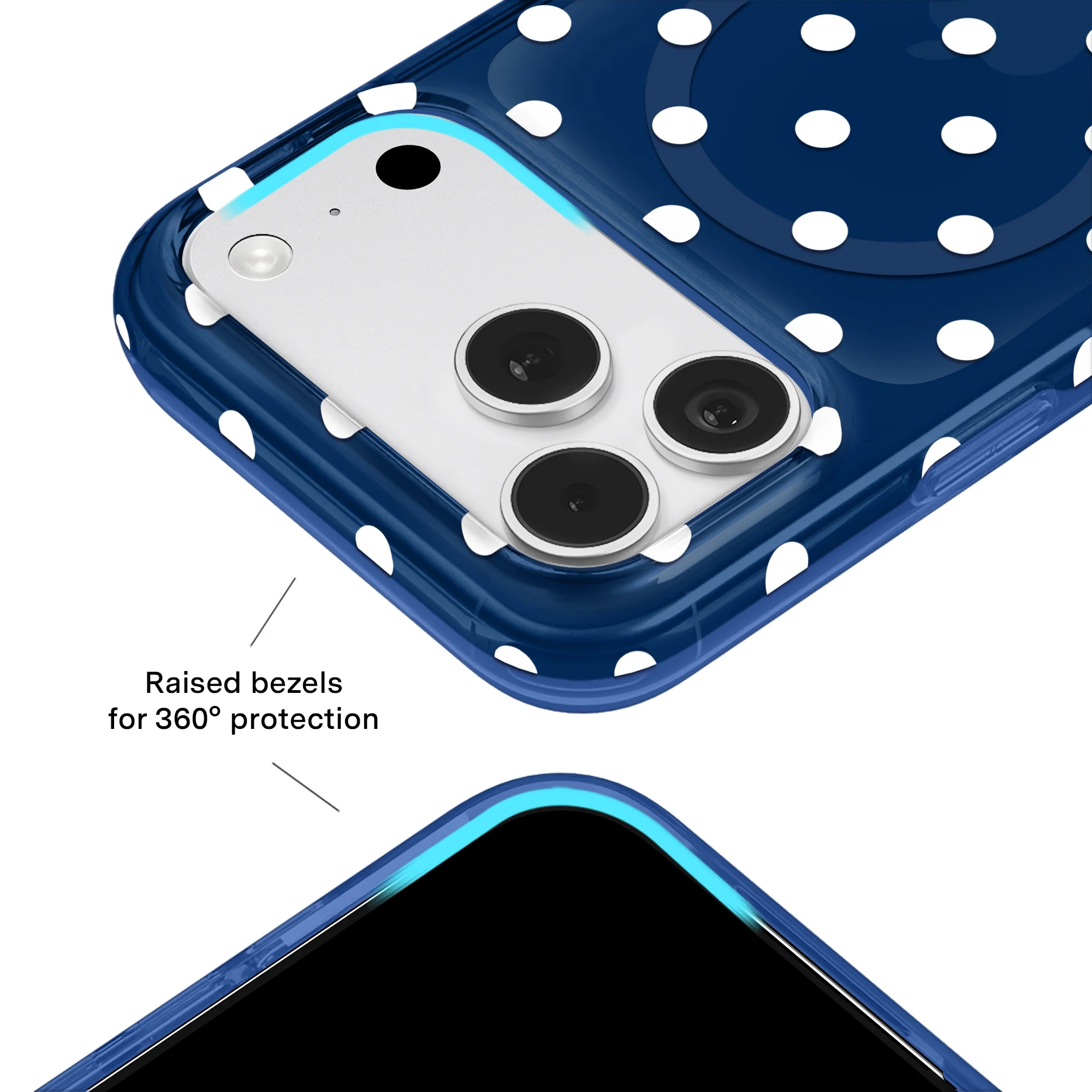 Midnight Polka Dot iPhone Case - Image 73
