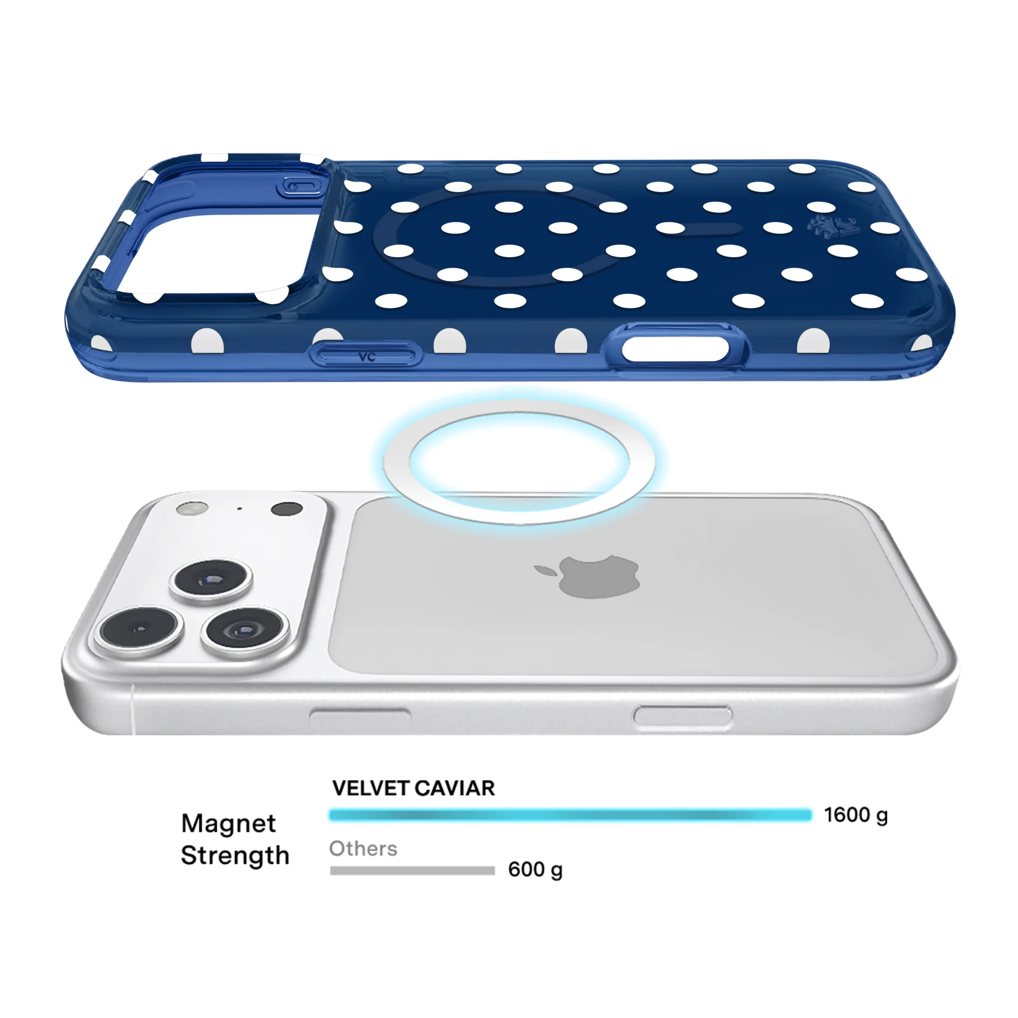 Midnight Polka Dot iPhone Case - Image 75