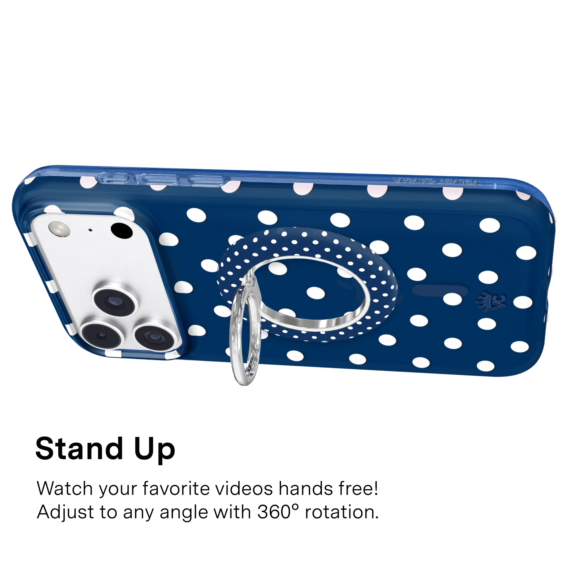Midnight Polka Dot MagSafe Grip Ring - Image 5