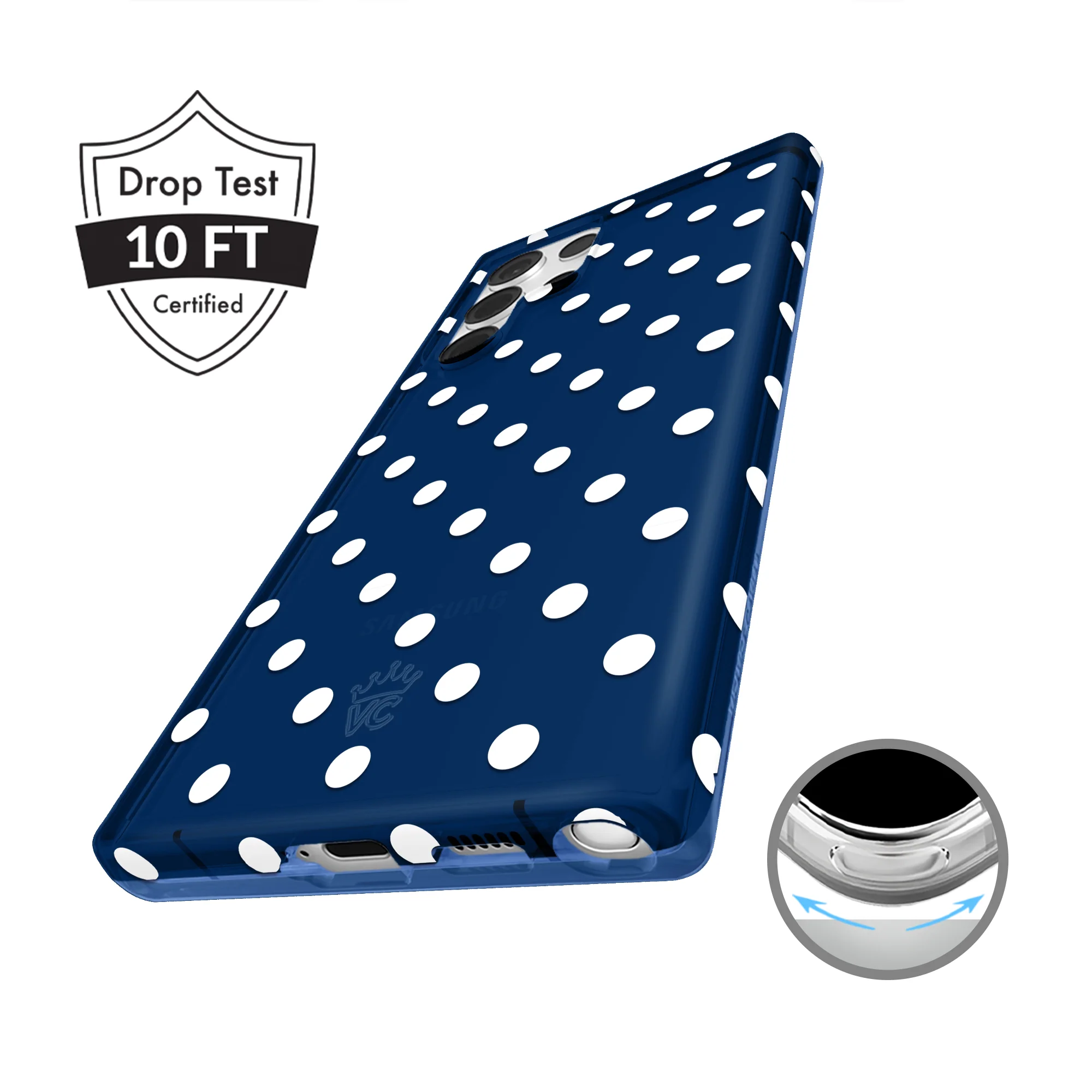 Midnight Polka Dot Samsung Case - Image 12