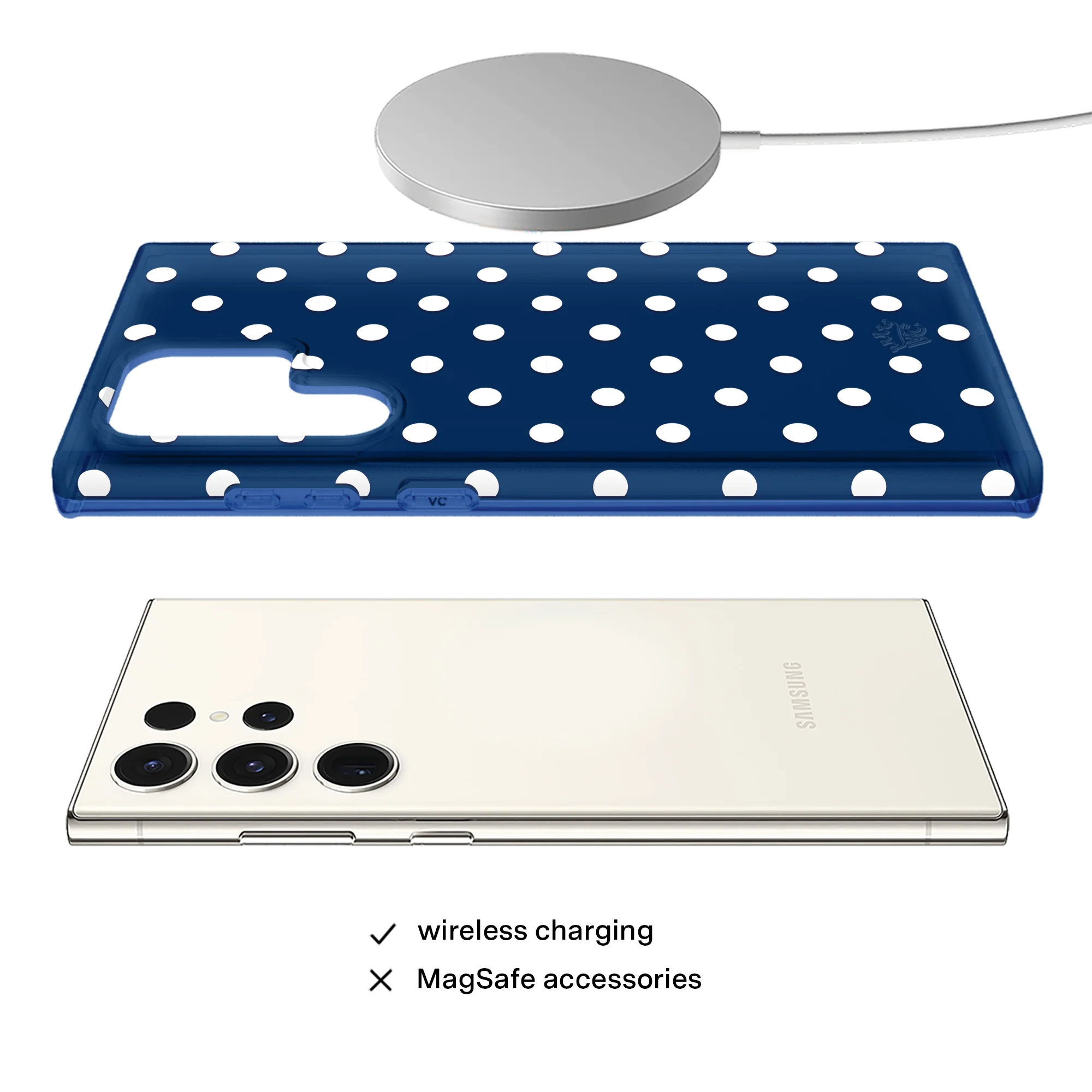 Midnight Polka Dot Samsung Case - Image 14