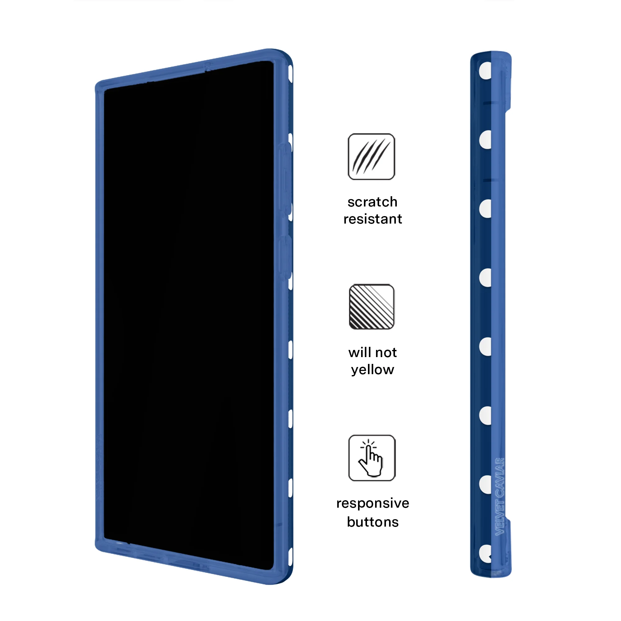 Midnight Polka Dot Samsung Case - Image 15