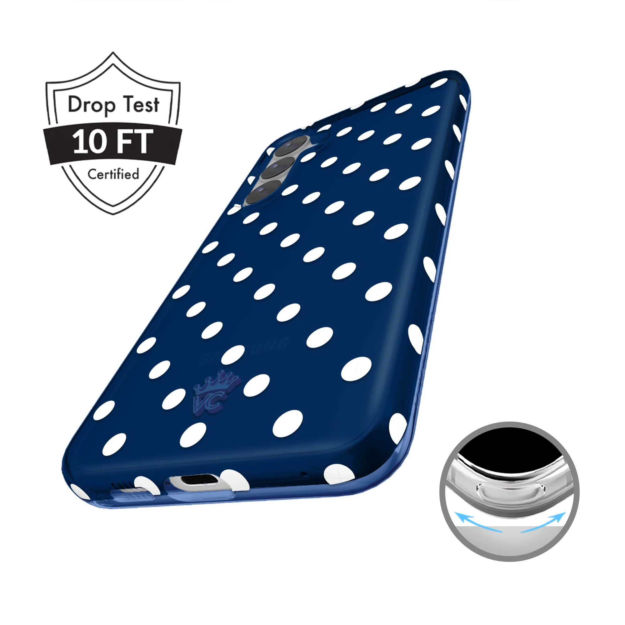Midnight Polka Dot Samsung Case - Image 17