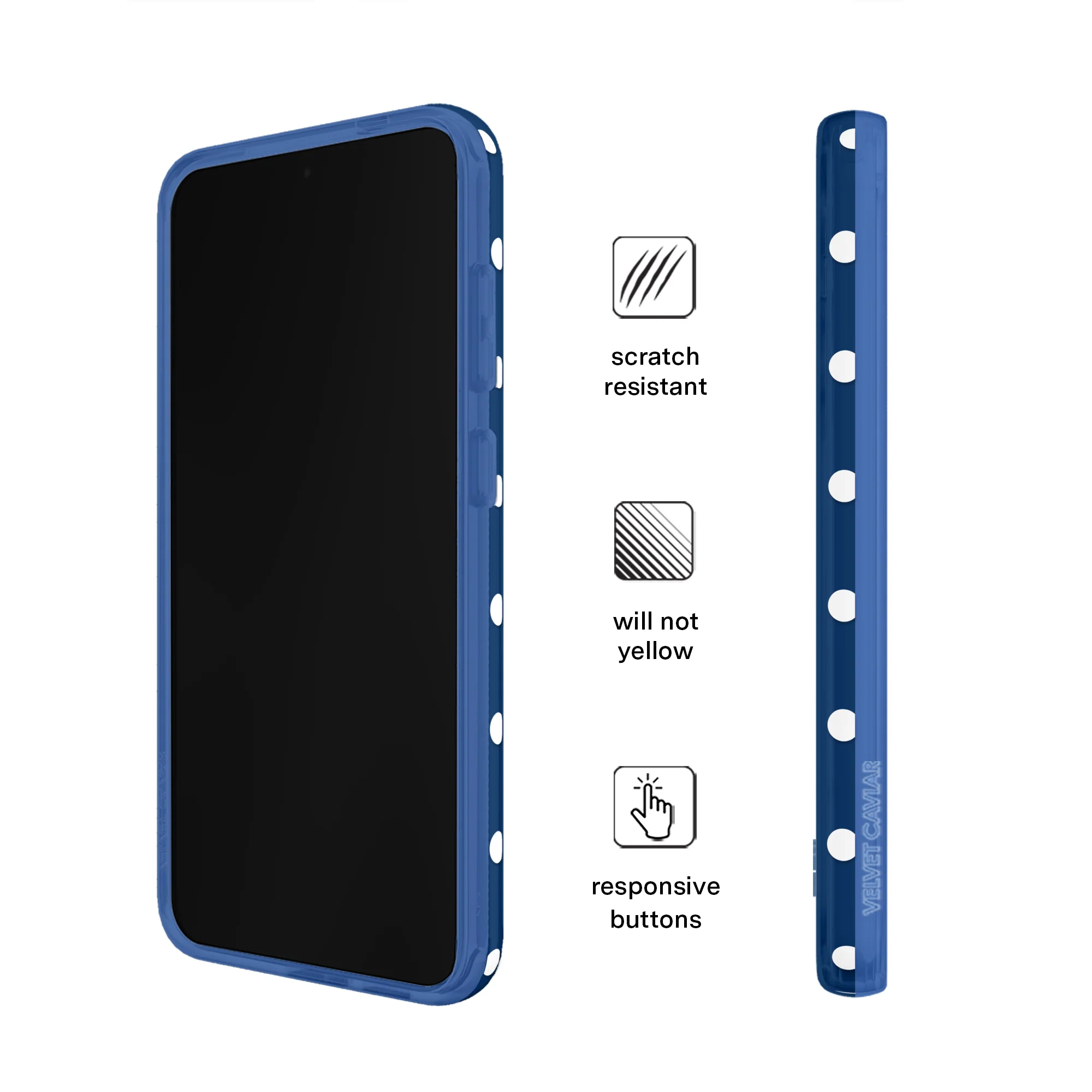 Midnight Polka Dot Samsung Case - Image 20
