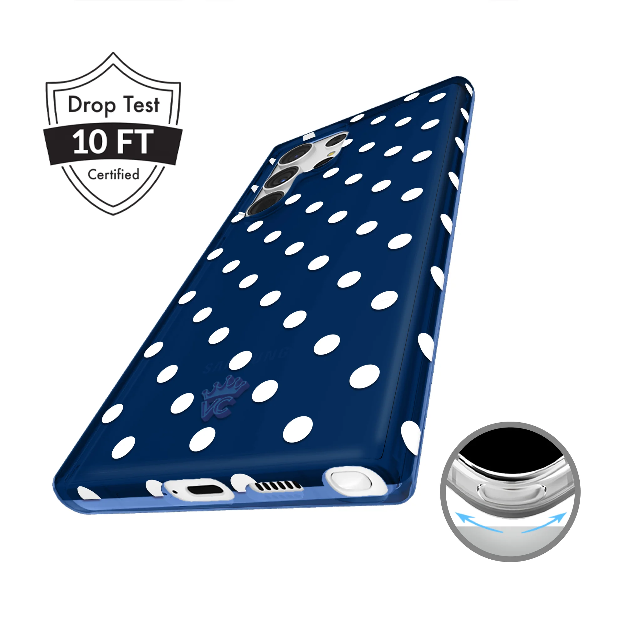 Midnight Polka Dot Samsung Case - Image 27