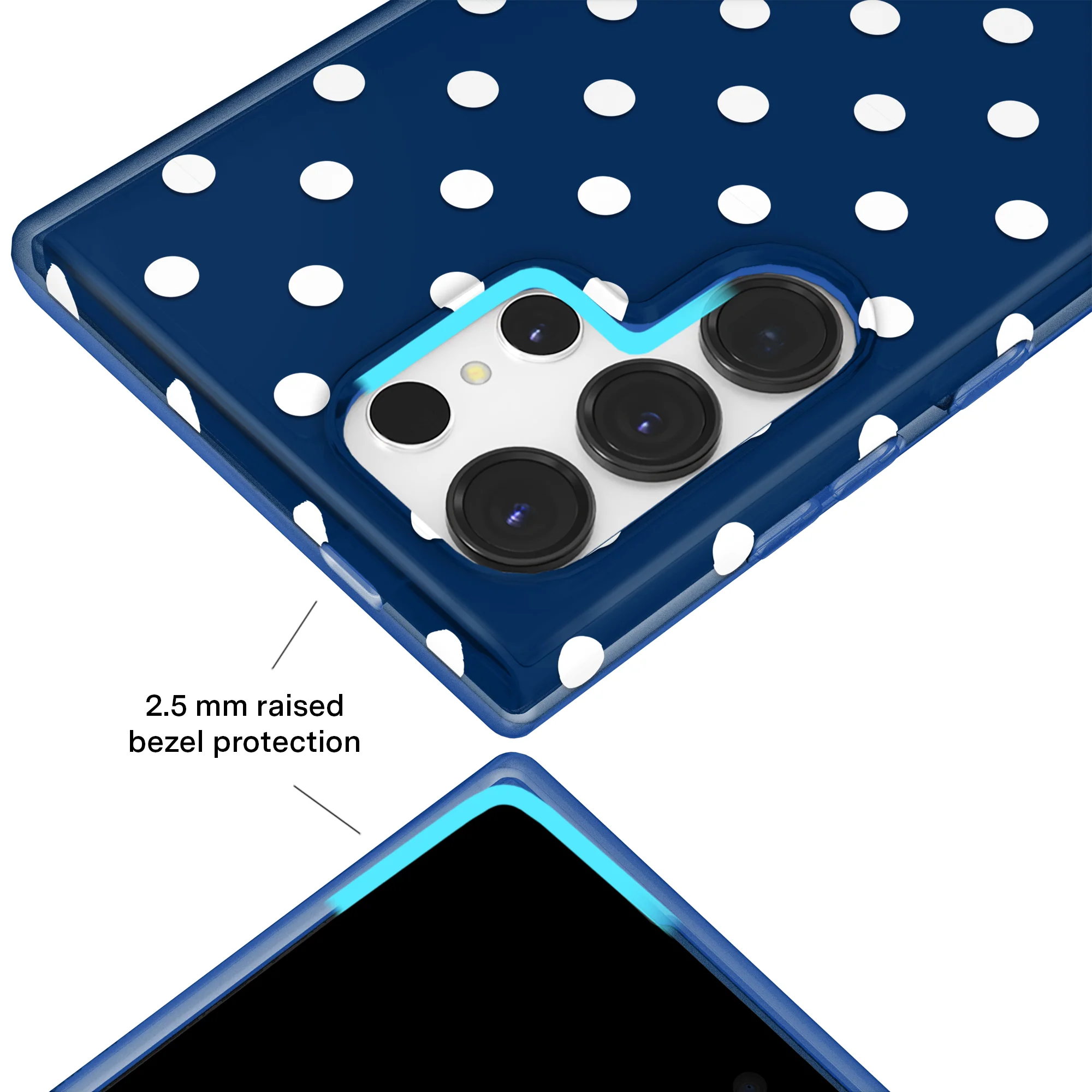 Midnight Polka Dot Samsung Case - Image 28