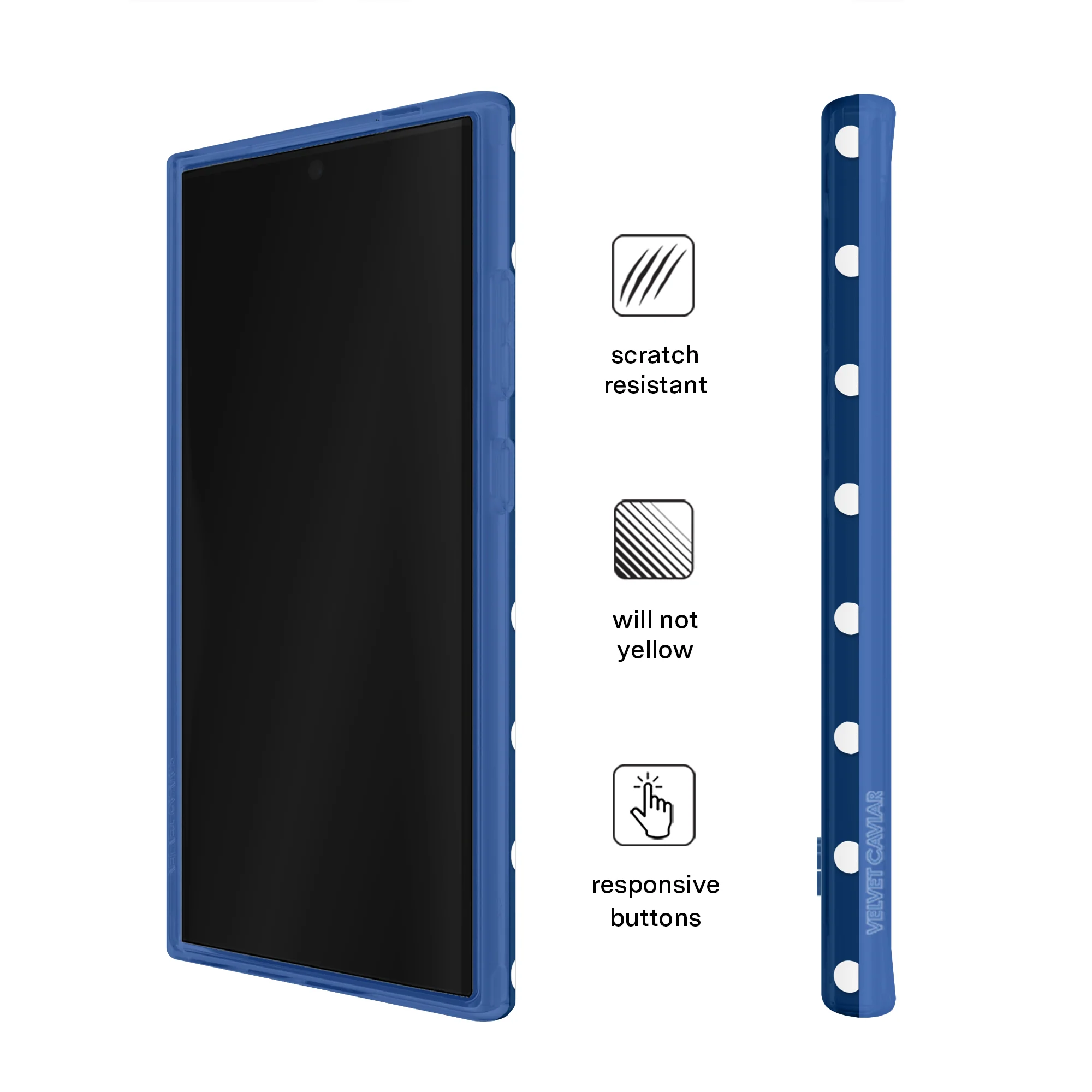 Midnight Polka Dot Samsung Case - Image 30