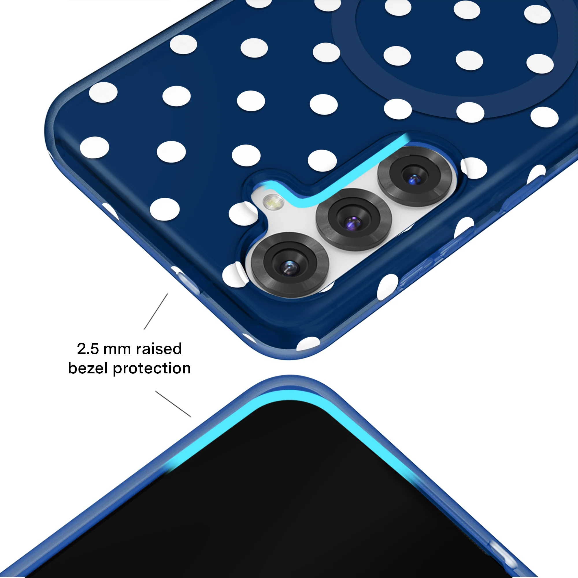 Midnight Polka Dot Samsung Case - Image 33