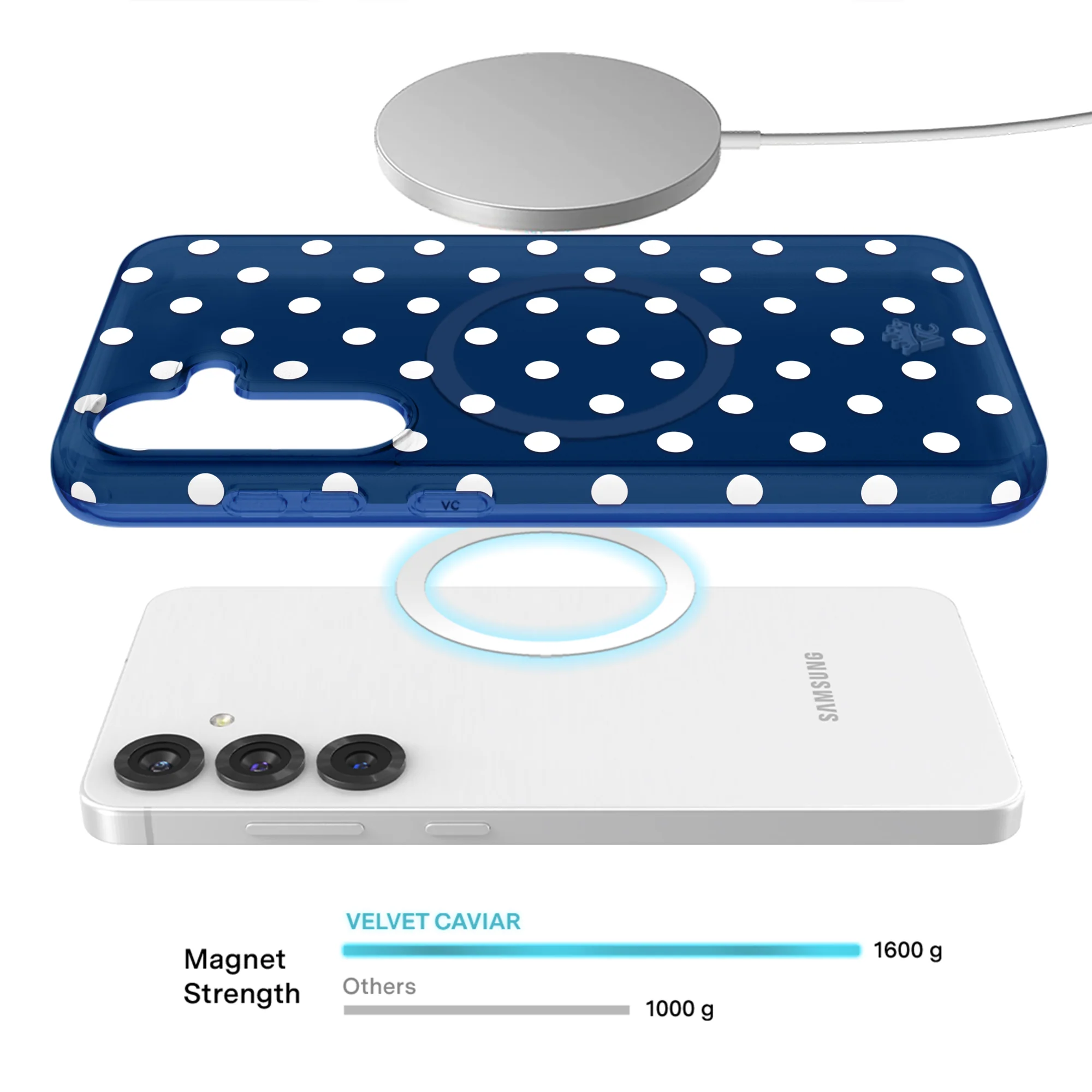 Midnight Polka Dot Samsung Case - Image 34