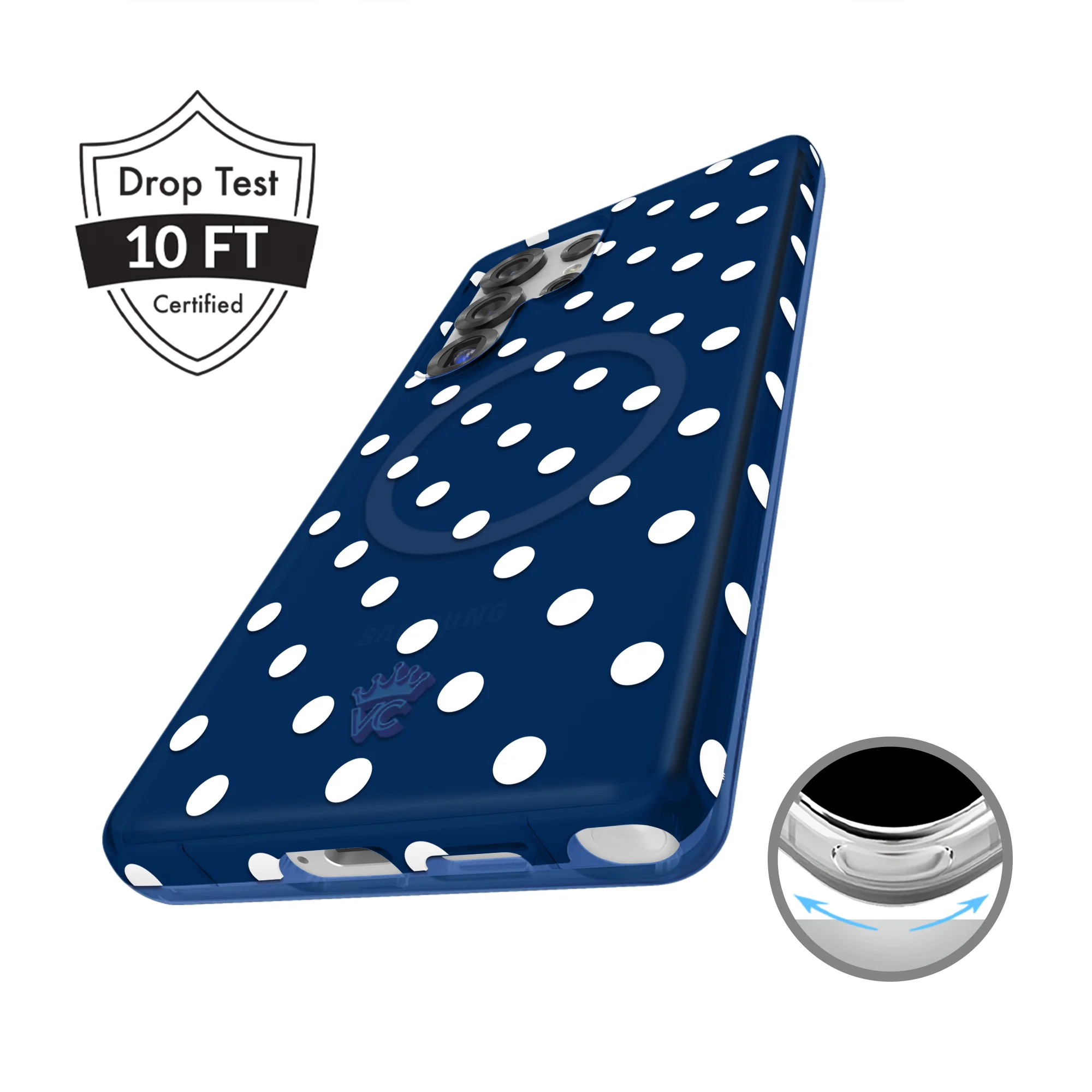 Midnight Polka Dot Samsung Case - Image 42