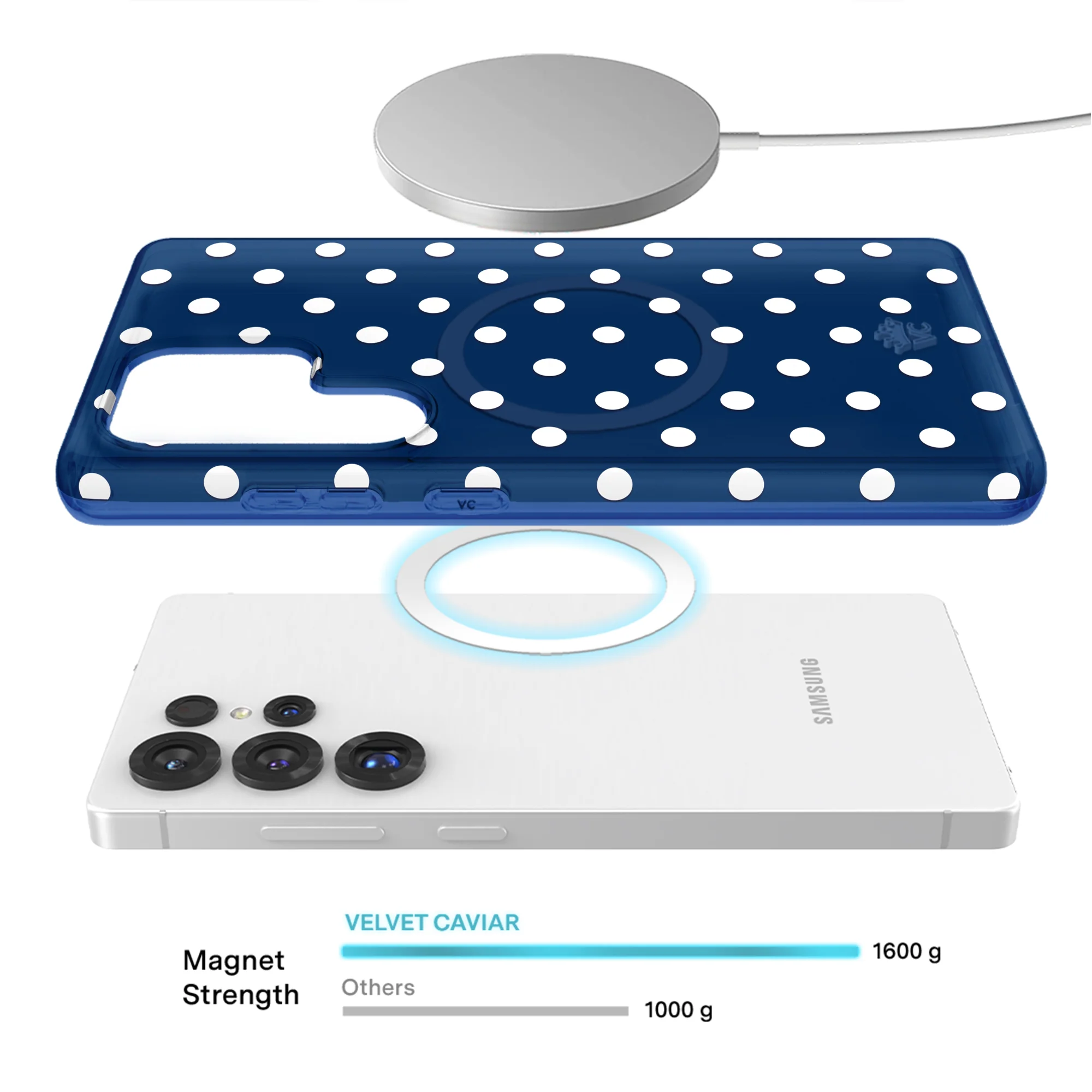 Midnight Polka Dot Samsung Case - Image 44